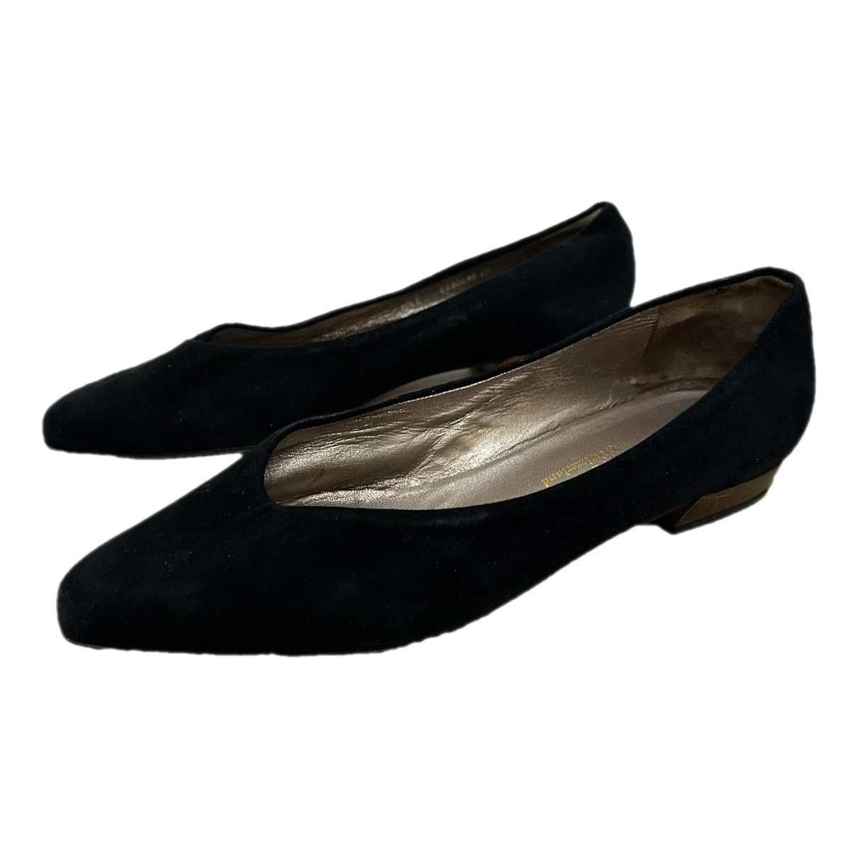Pre-owned Bally Ballet Flats In Black
