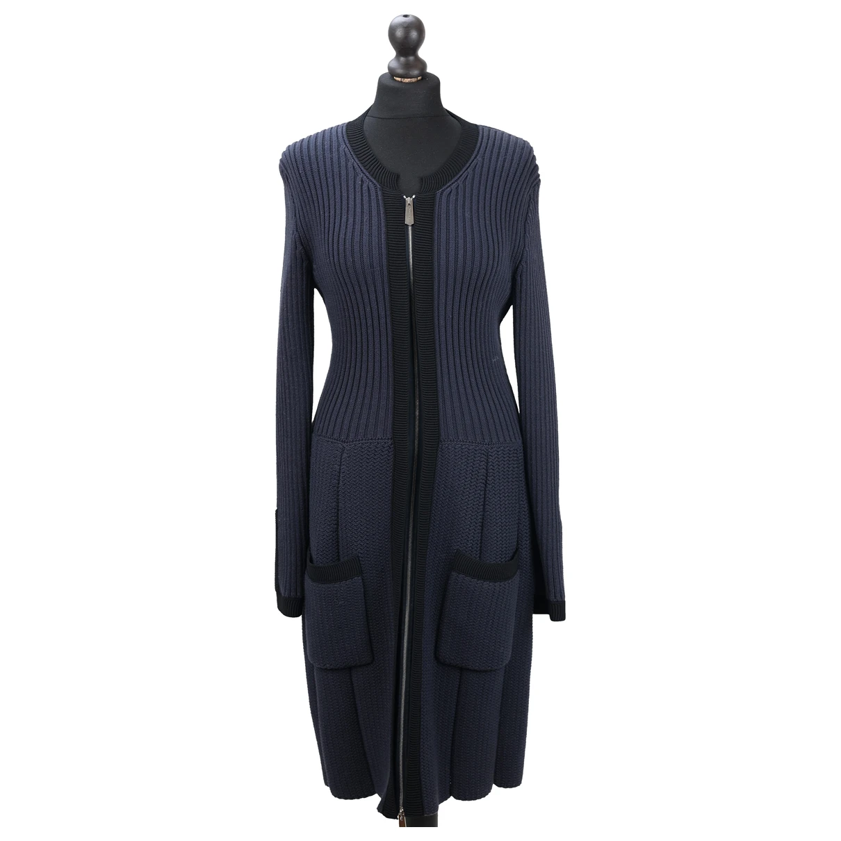 Pre-owned Giorgio Armani Mid-length Dress In Navy