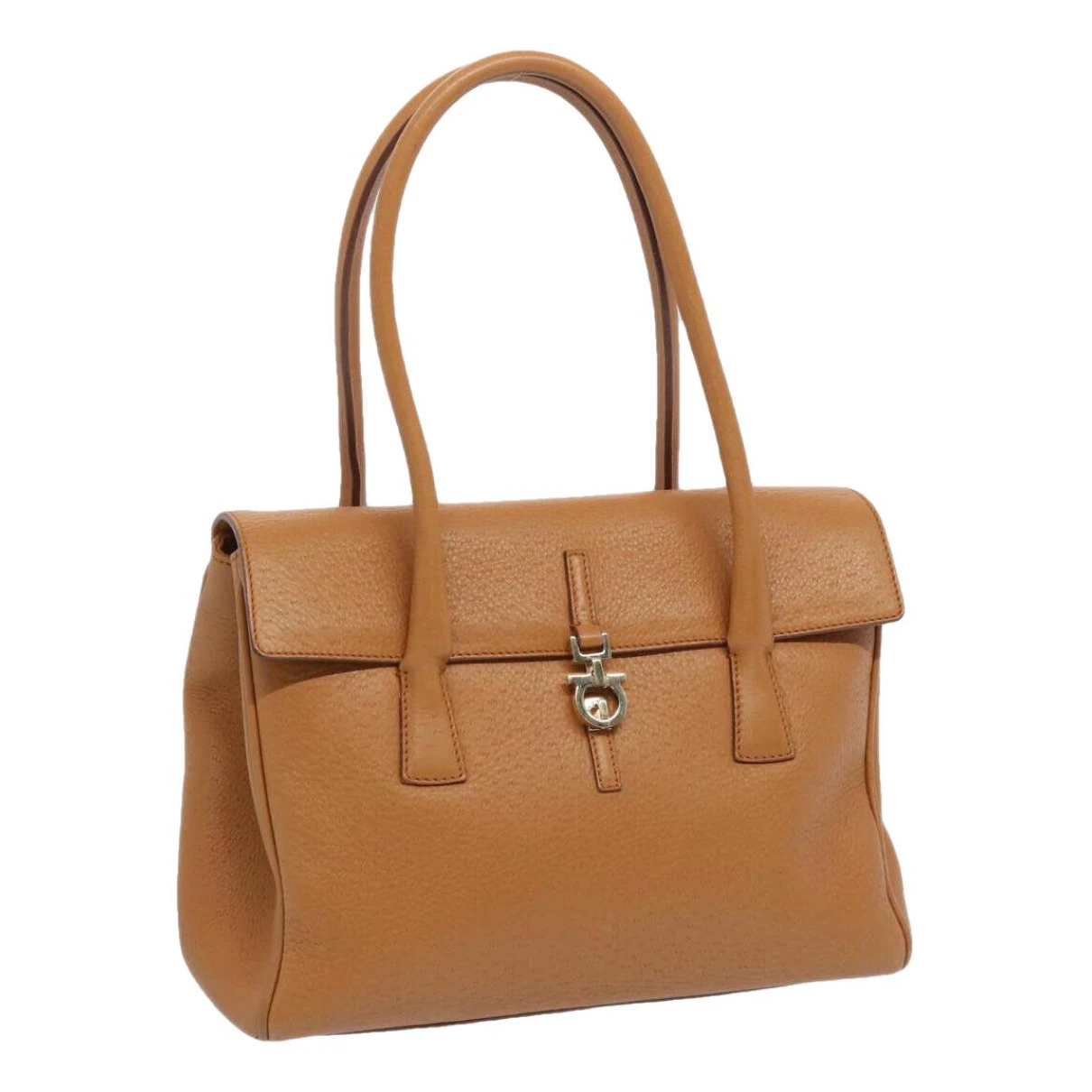 Pre-owned Ferragamo Leather Crossbody Bag In Brown