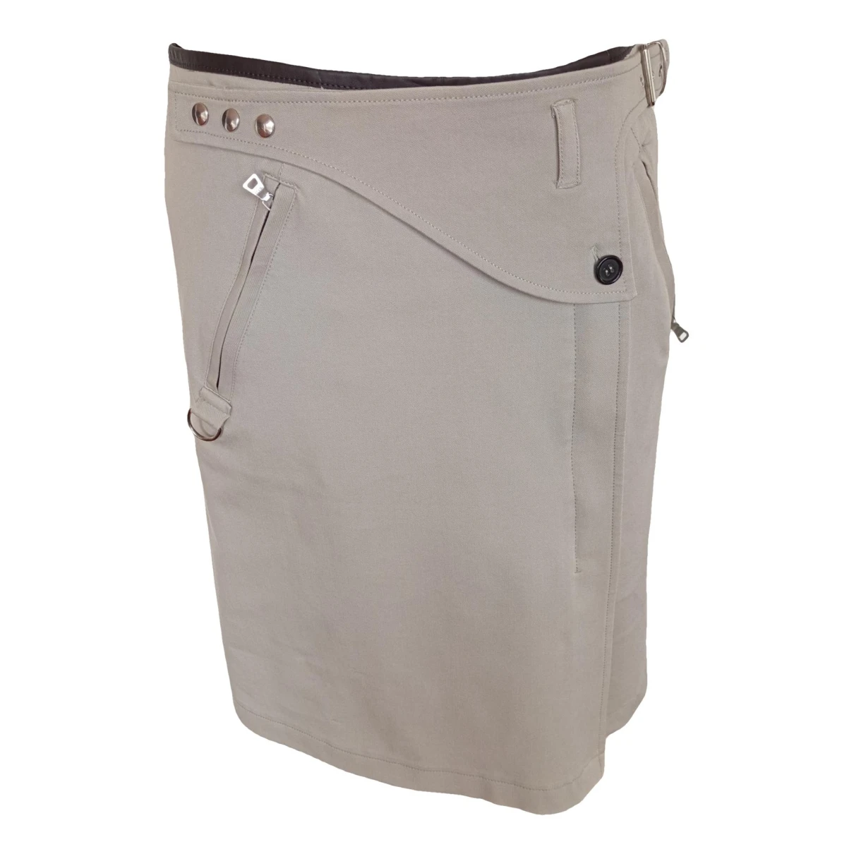 Pre-owned Prada Mid-length Skirt In Beige