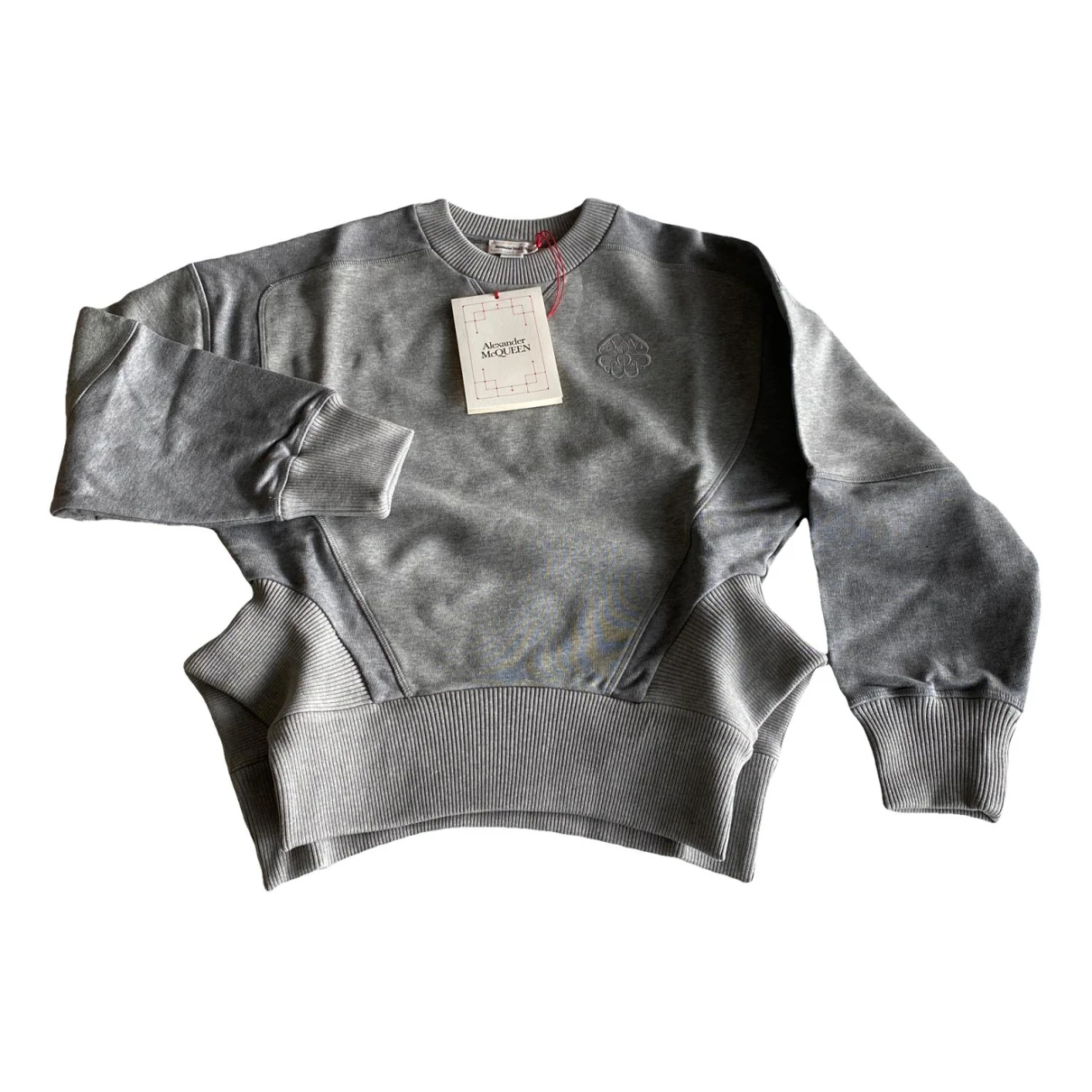 Pre-owned Alexander Mcqueen Sweatshirt In Grey