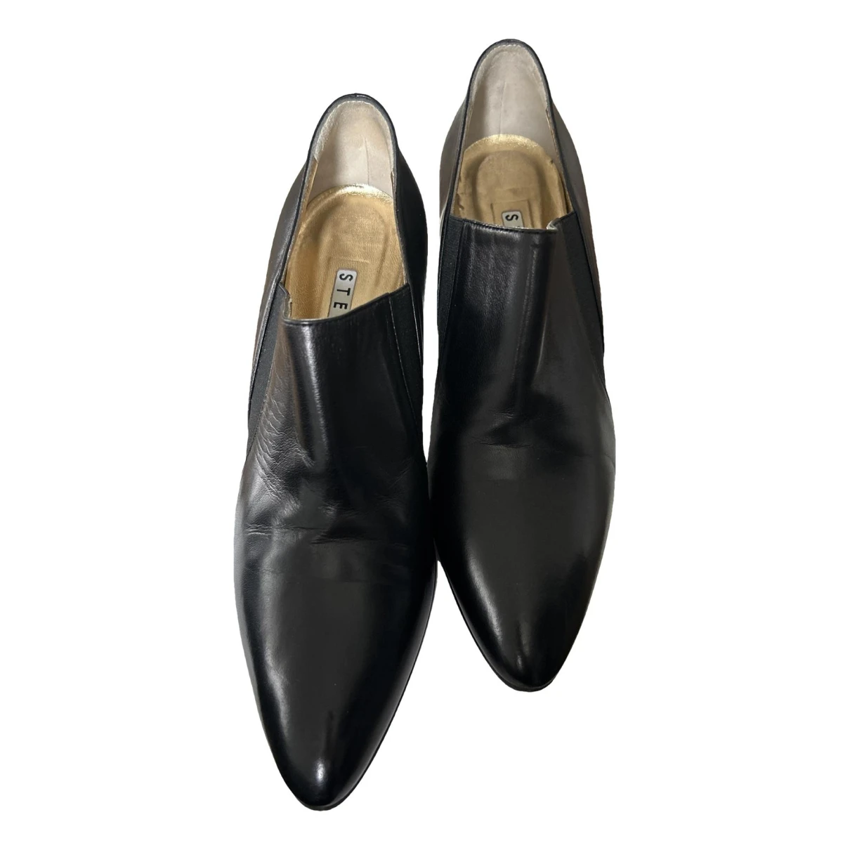 Pre-owned Walter Steiger Leather Heels In Black