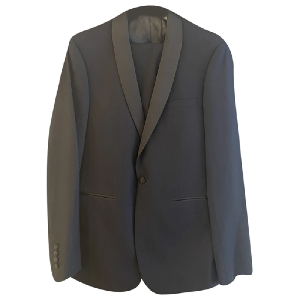 Pre-owned Sandro Suit In Blue