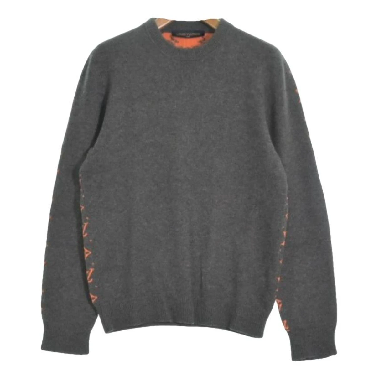 Pre-owned Louis Vuitton Cashmere Sweatshirt In Grey