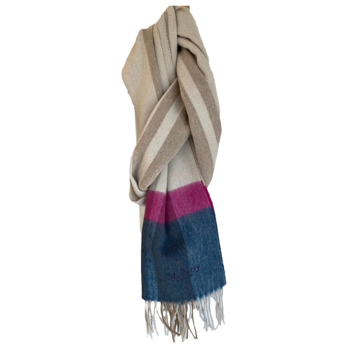 Pre-owned Mulberry Scarf In Multicolour