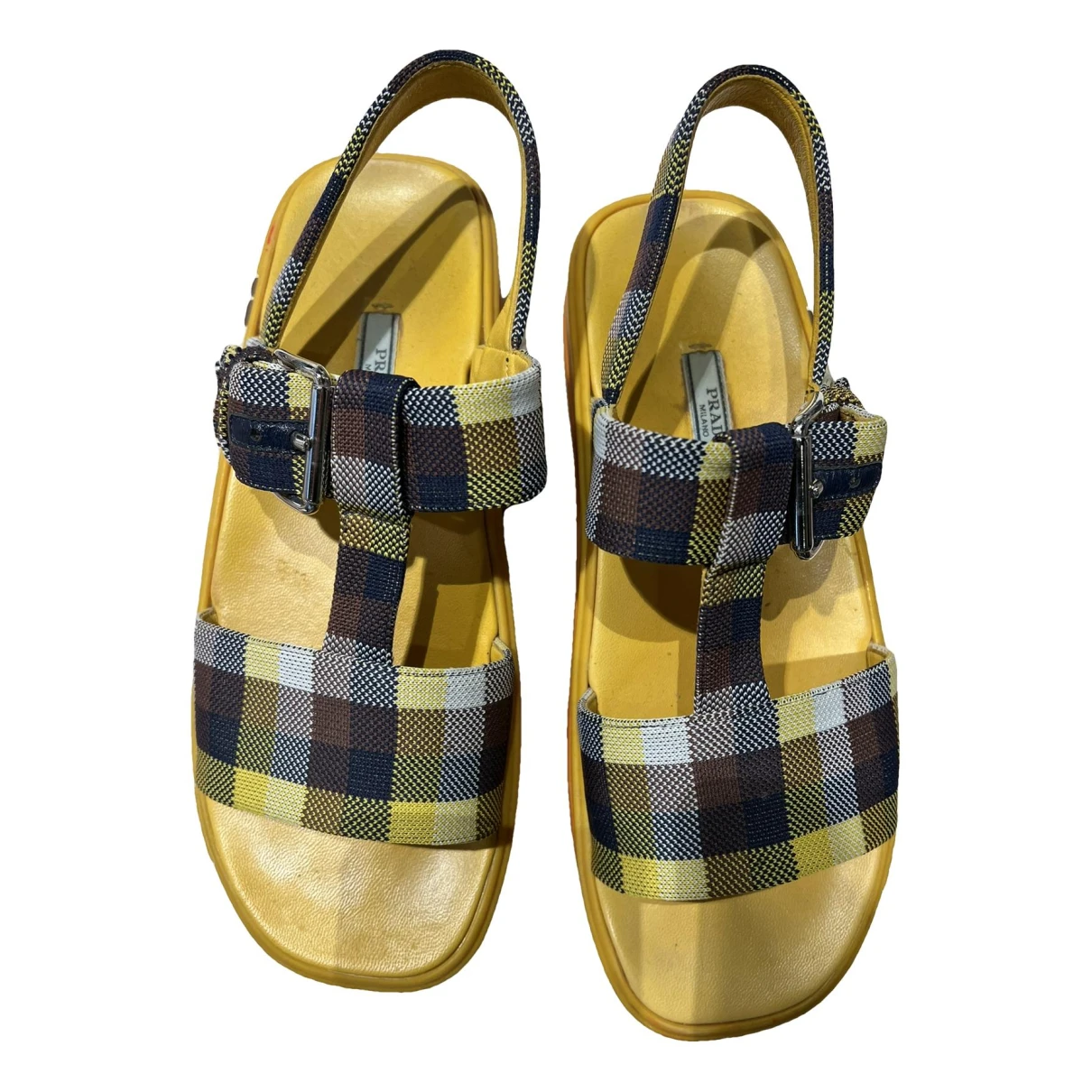 Pre-owned Prada Sandals In Multicolour