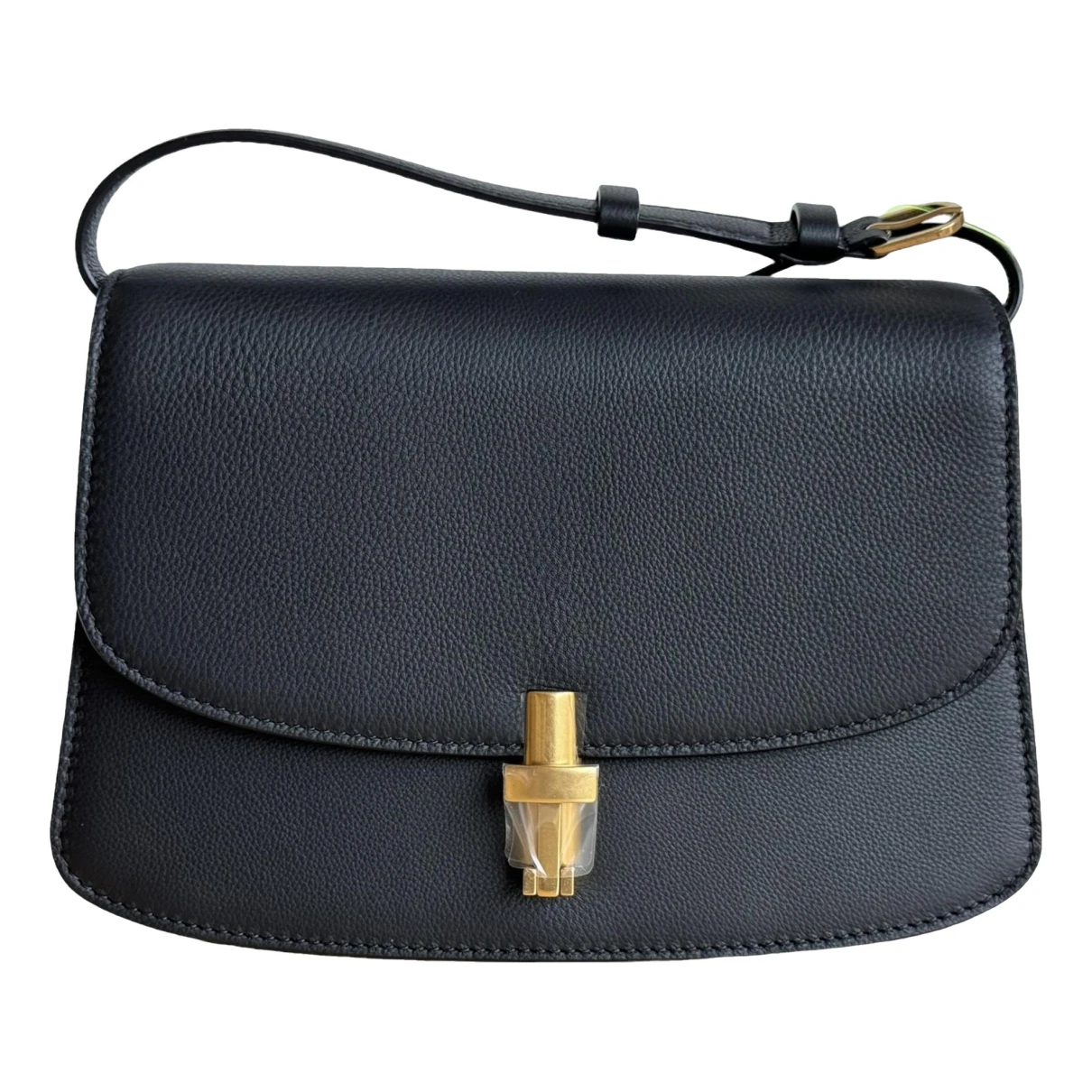 Pre-owned The Row Sofia Leather Crossbody Bag In Black