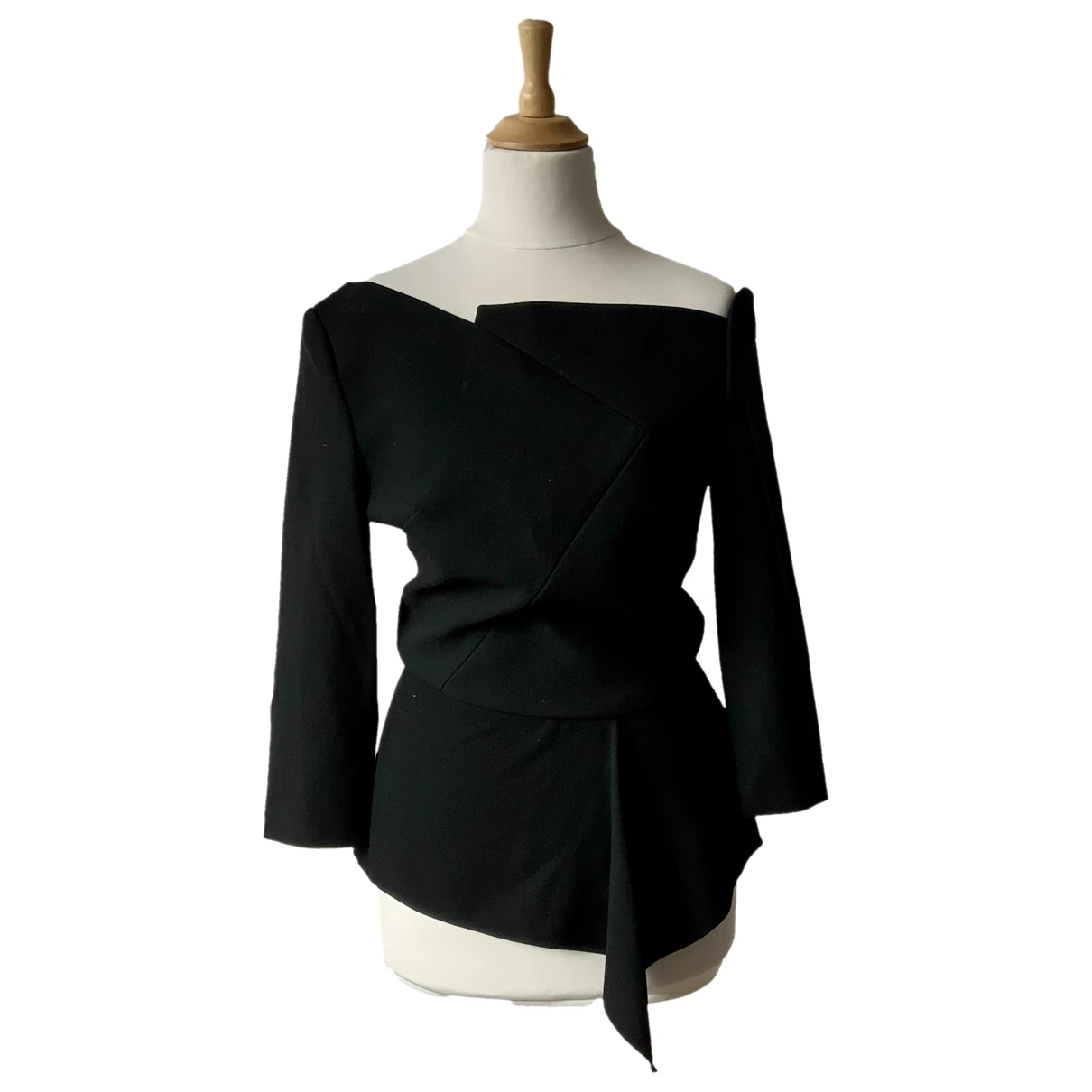 Pre-owned Roland Mouret Top In Black
