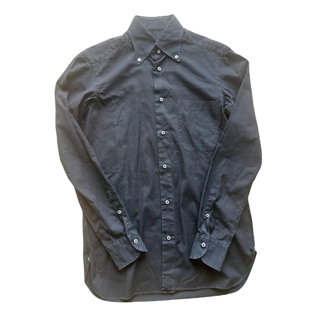 Pre-owned Borrelli Shirt In Black