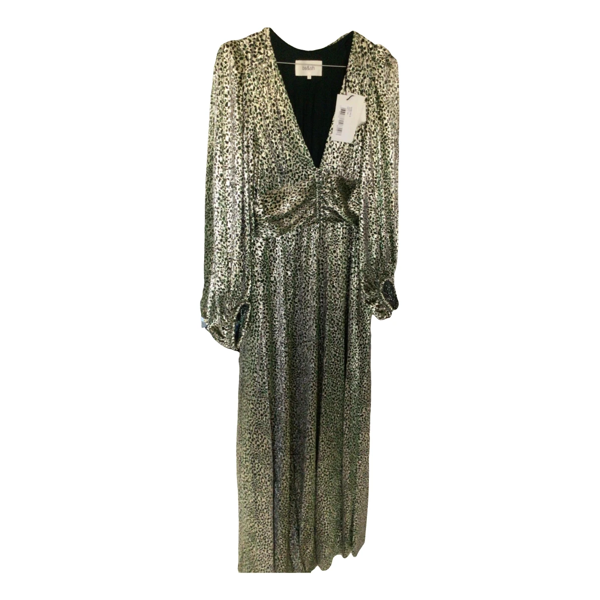 Pre-owned Ba&sh Maxi Dress In Gold