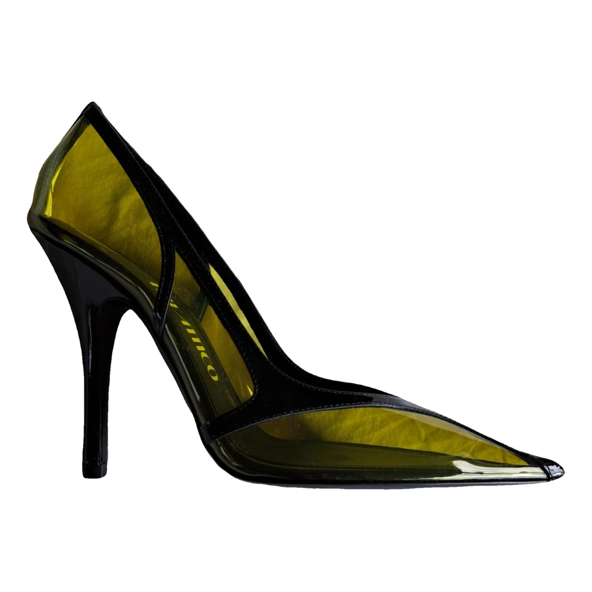 Pre-owned Attico Heels In Yellow
