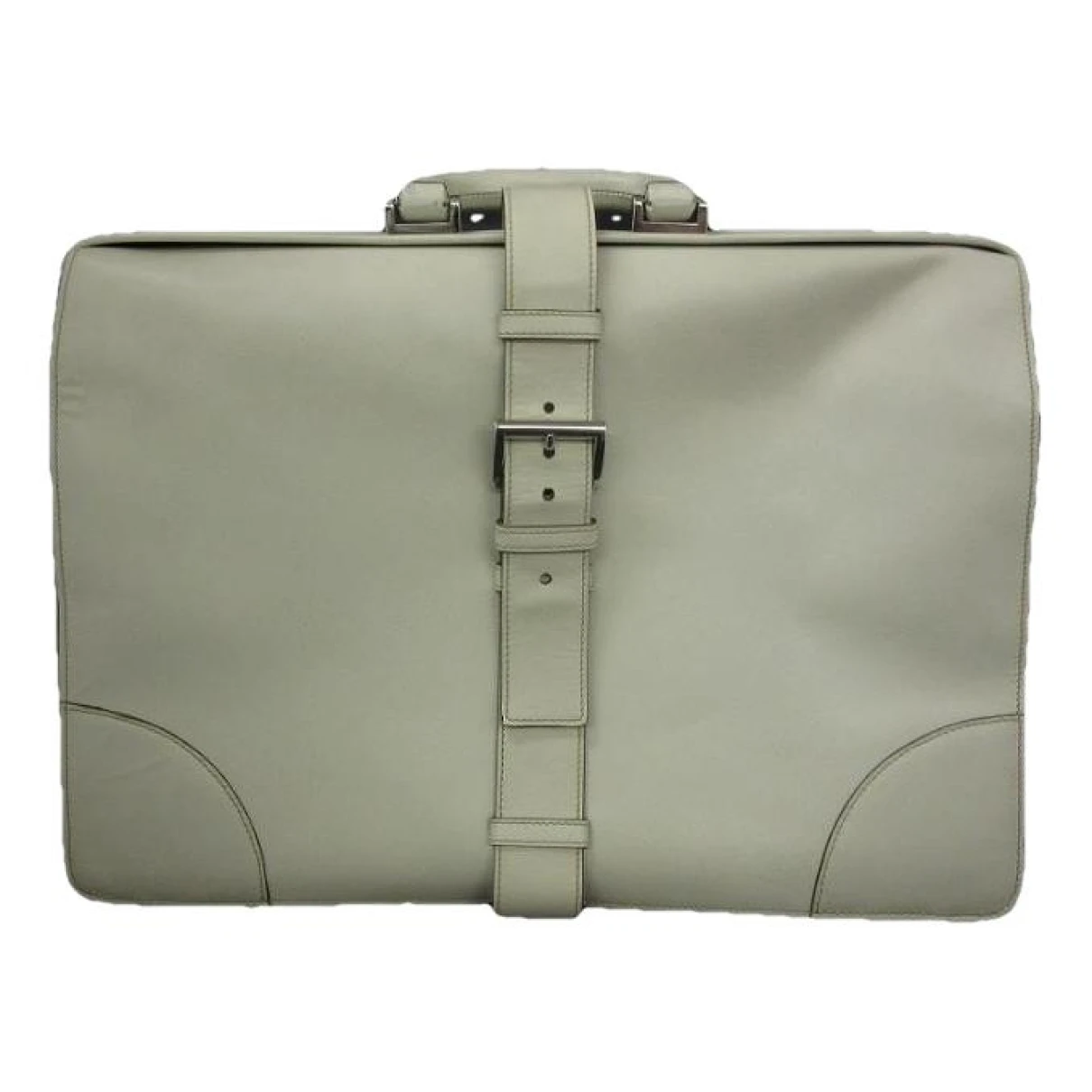 Pre-owned Prada Leather Bag In White