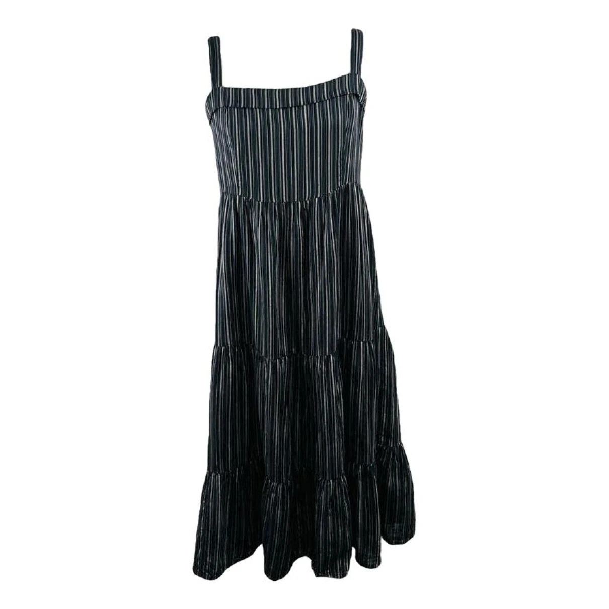 Pre-owned Paige Mid-length Dress In Black