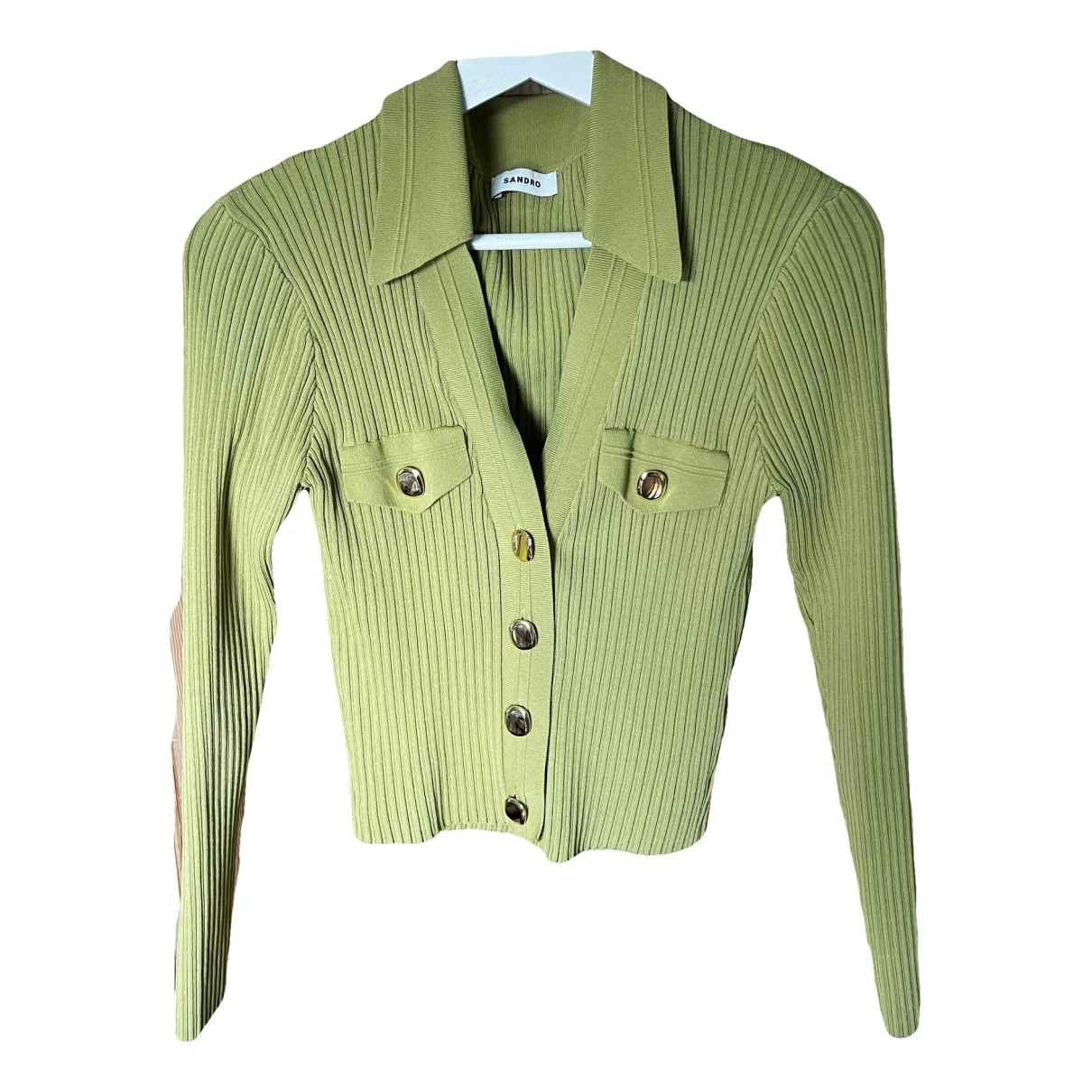 Pre-owned Sandro Top In Green