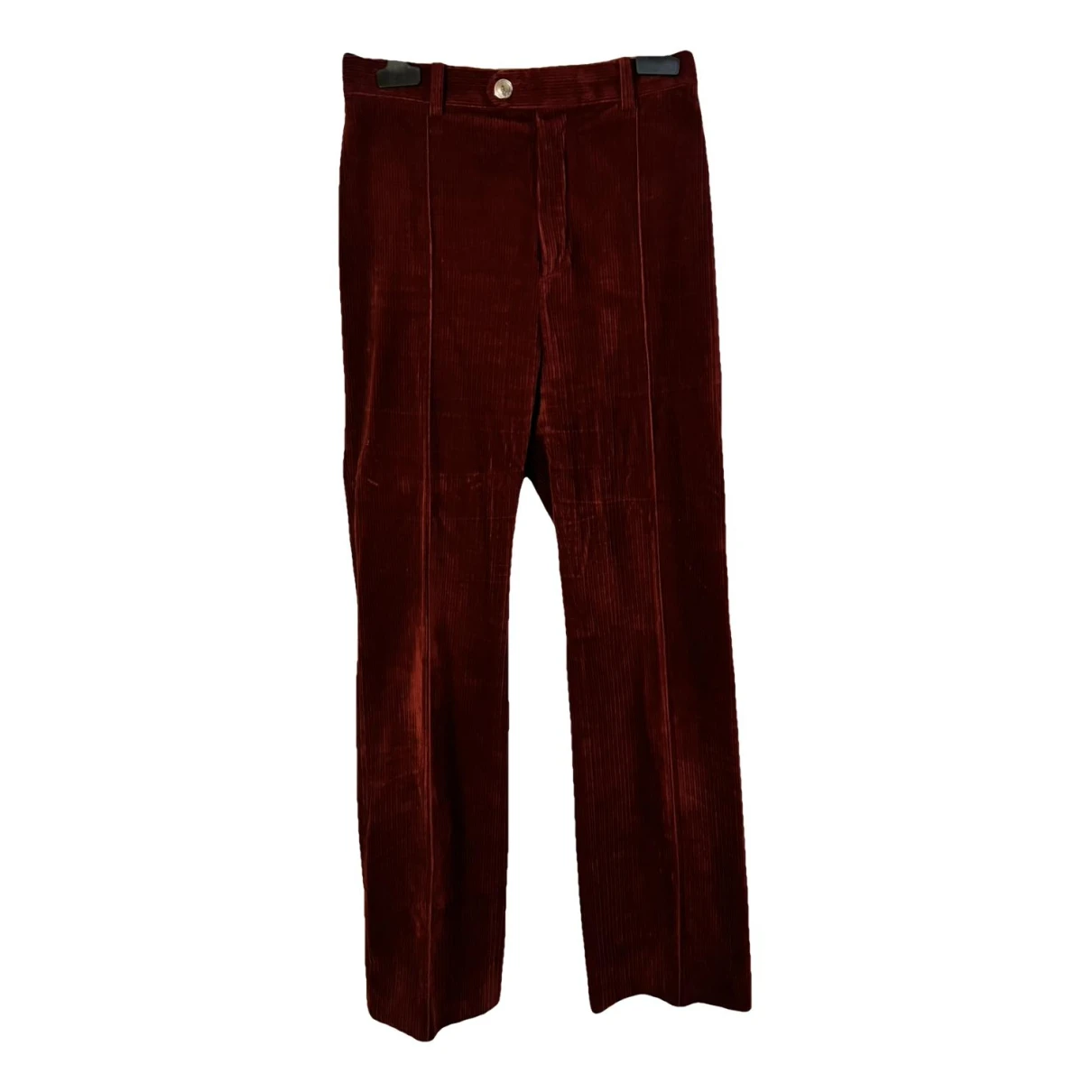 Pre-owned Chloé Trousers In Red