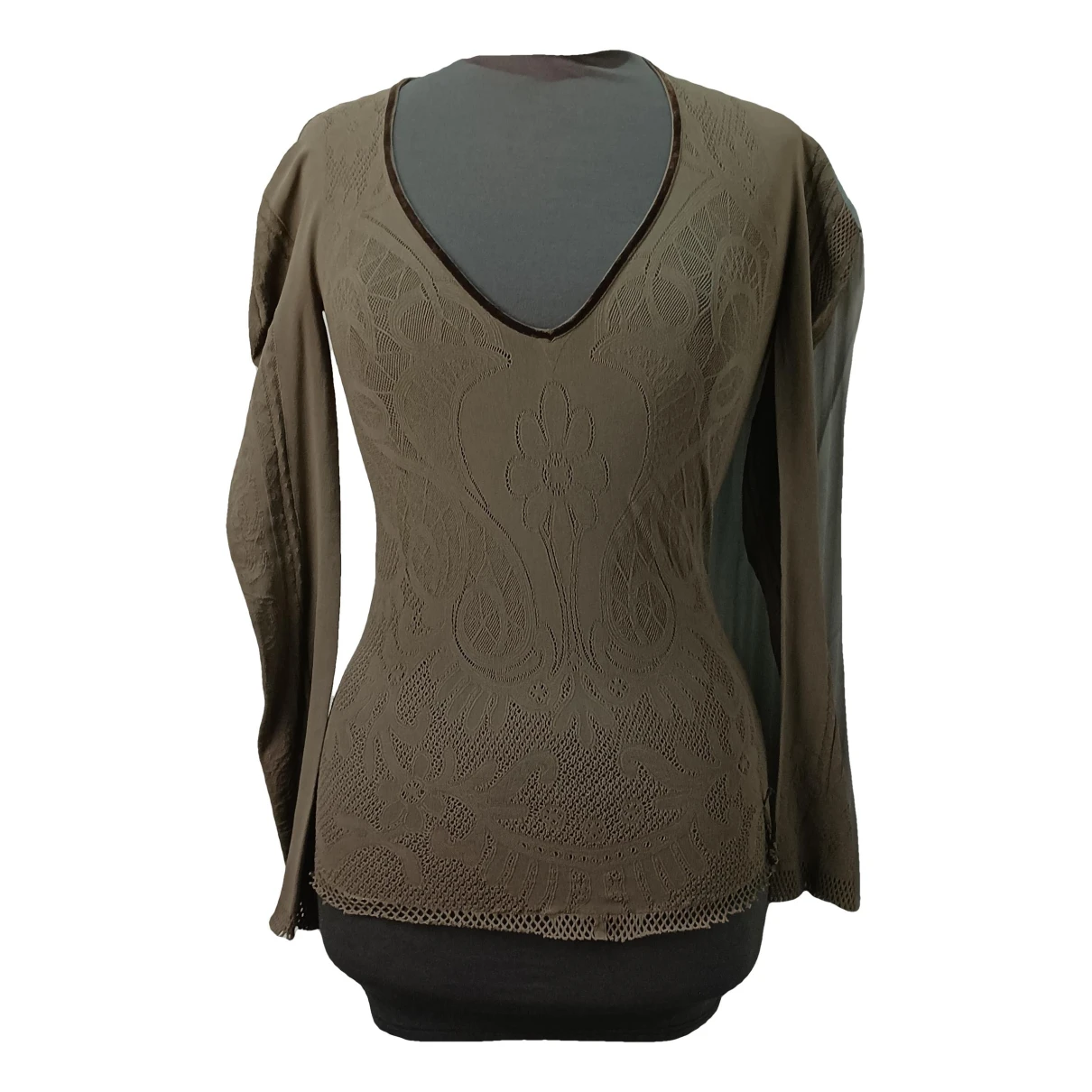 Pre-owned Just Cavalli T-shirt In Brown