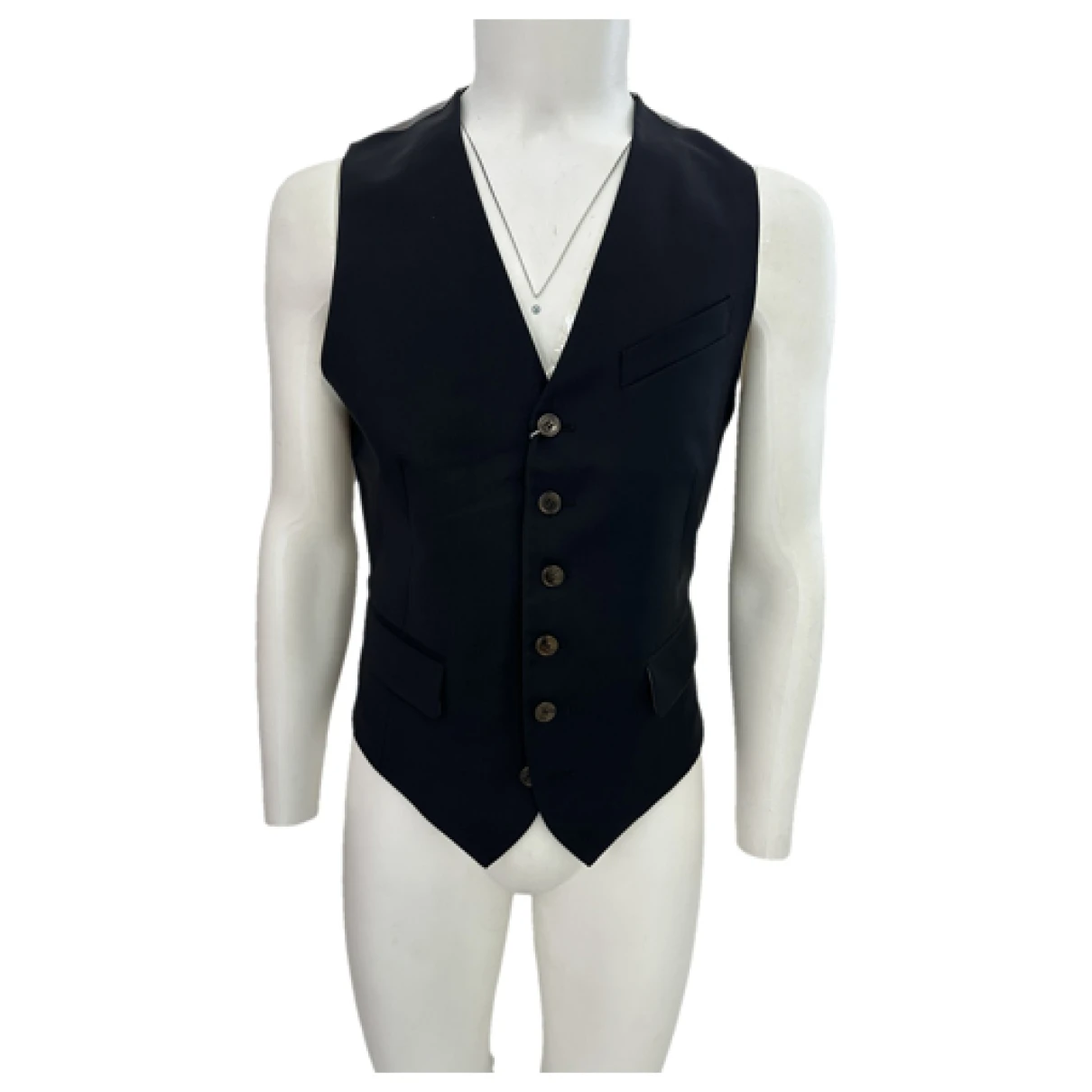 Pre-owned Vivienne Westwood Wool Vest In Black