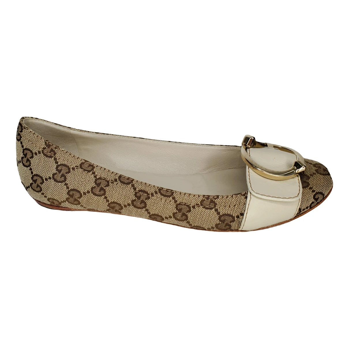 Pre-owned Gucci Ballet Flats In Multicolour