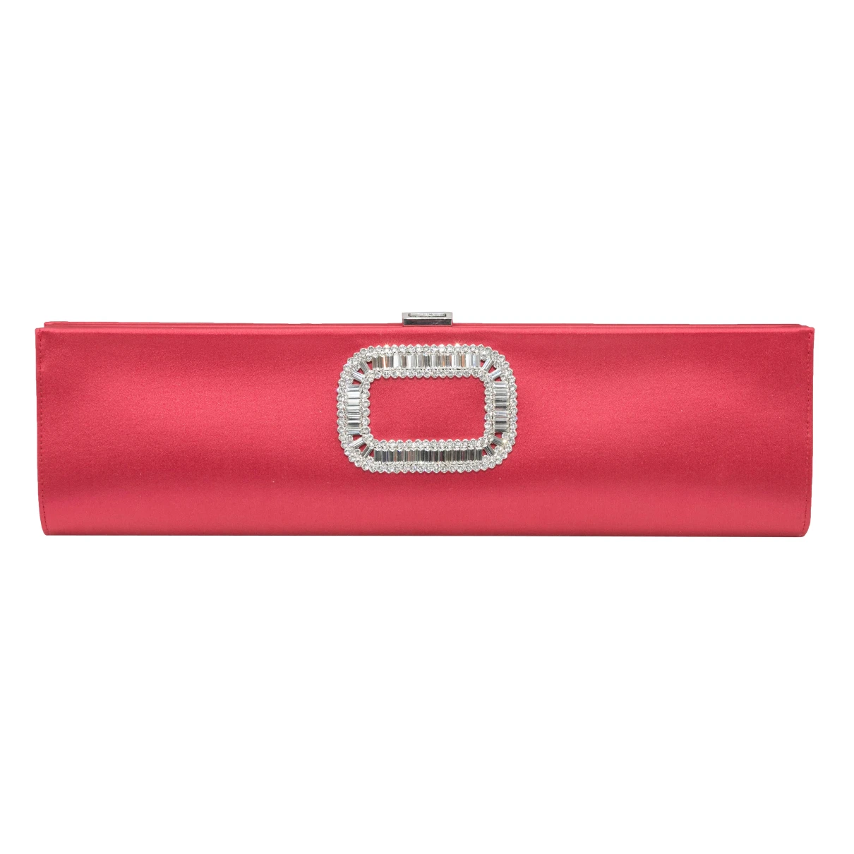 Pre-owned Roger Vivier Cloth Clutch Bag In Pink