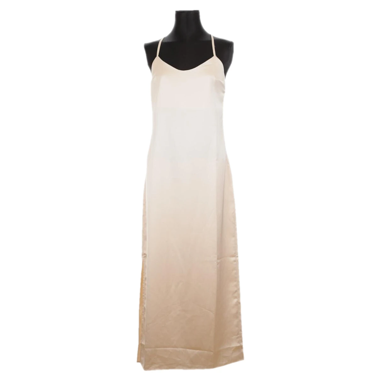 Pre-owned Modetrotter Maxi Dress In White