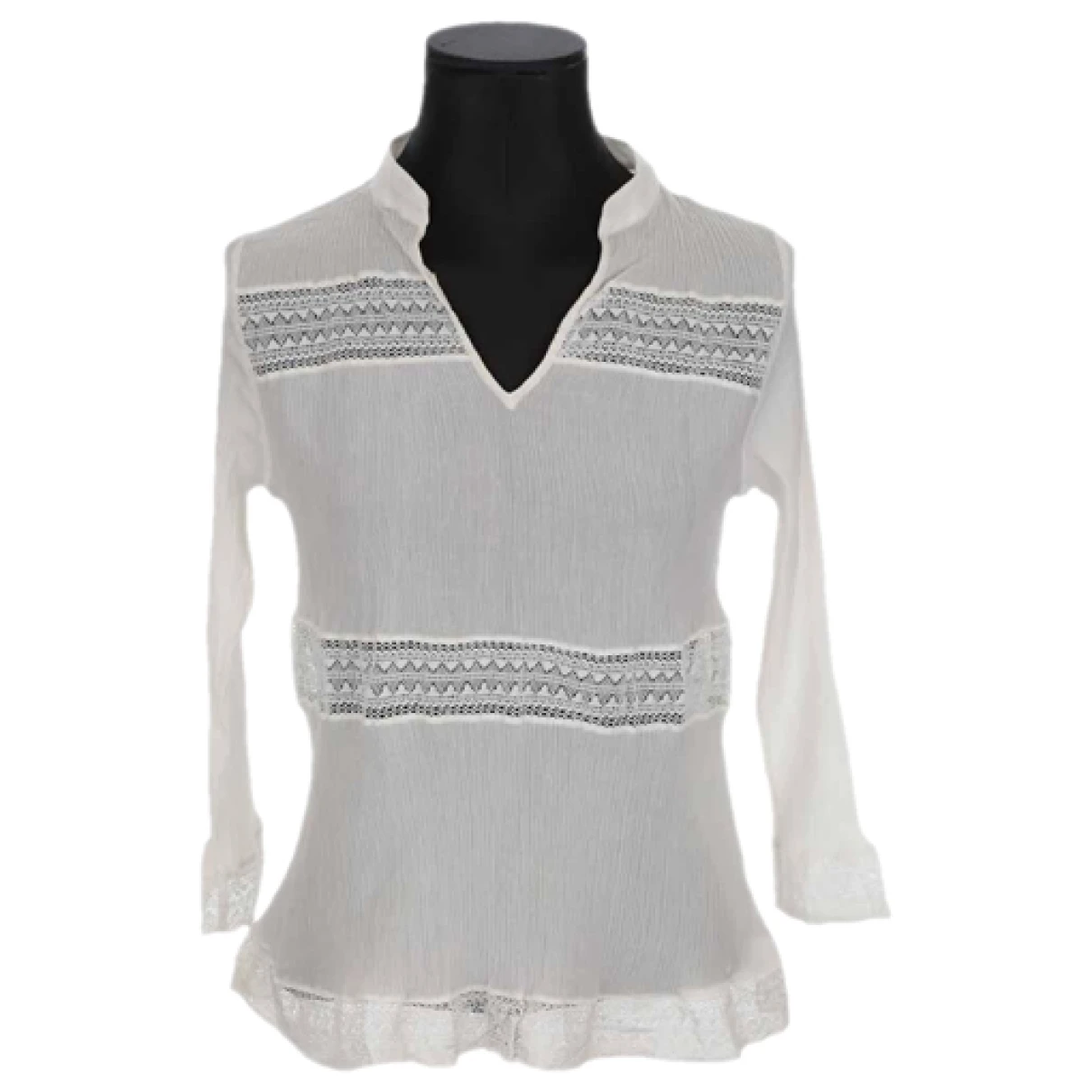 Pre-owned Allsaints Blouse In White