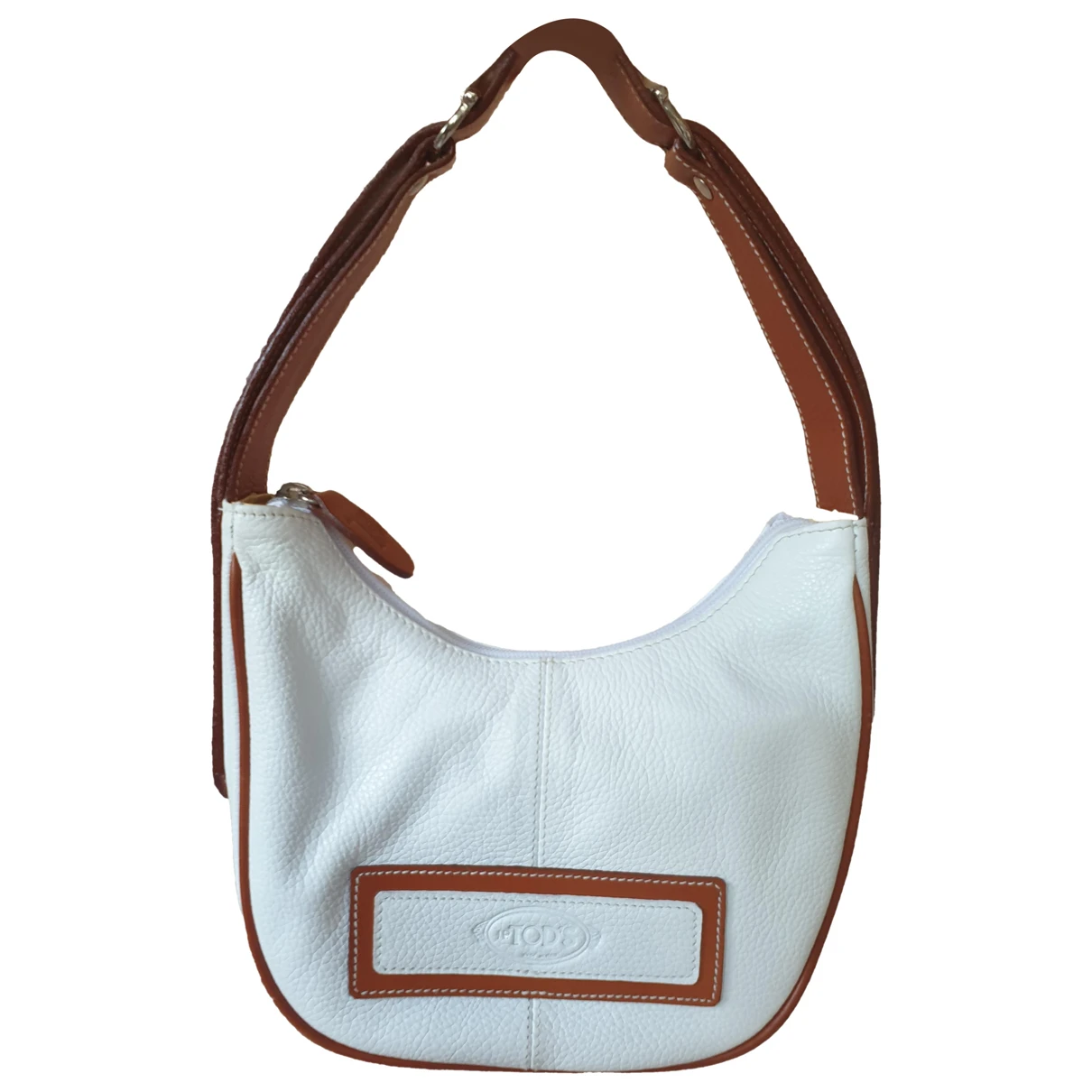 Pre-owned Tod's Leather Mini Bag In White