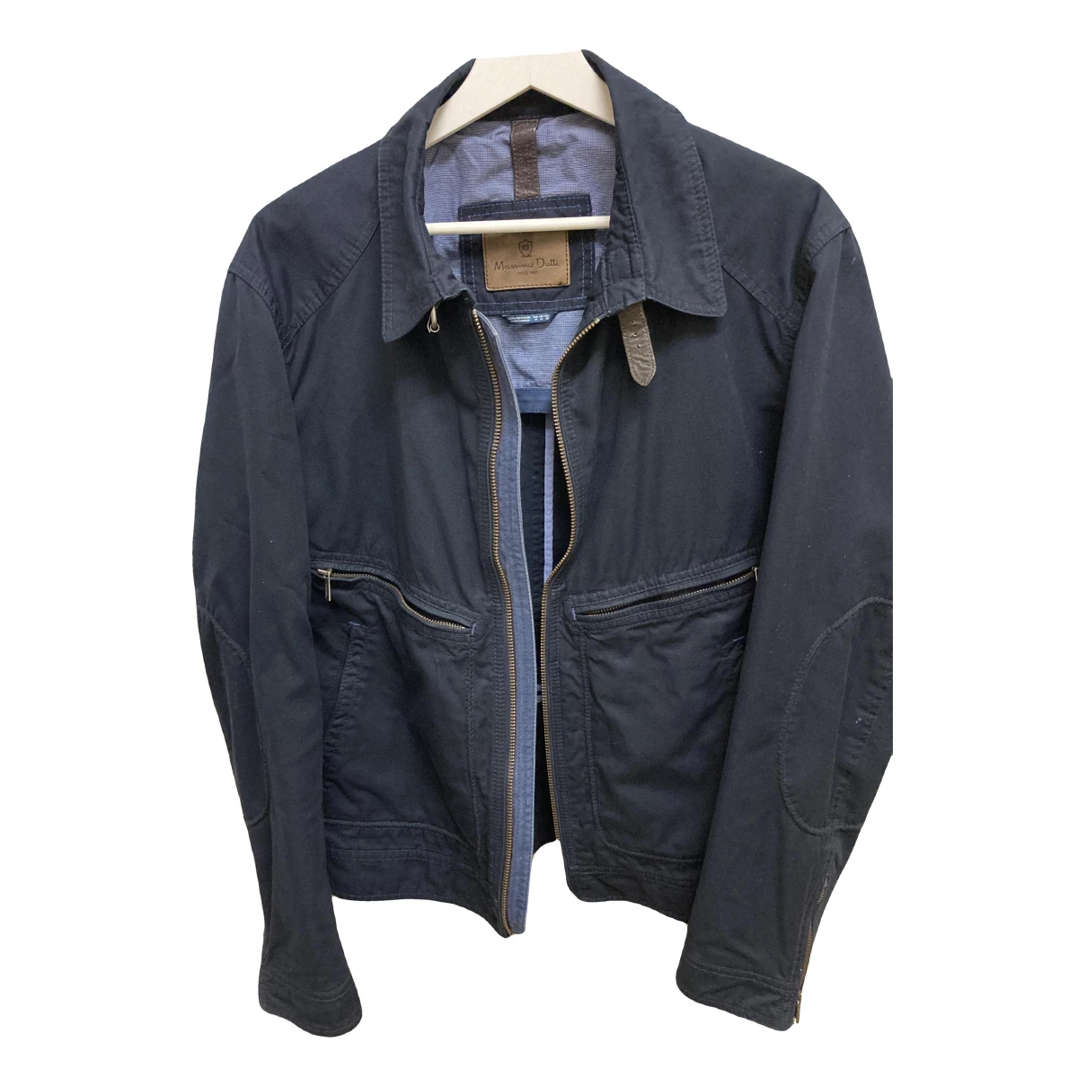 Pre-owned Massimo Dutti Jacket In Blue