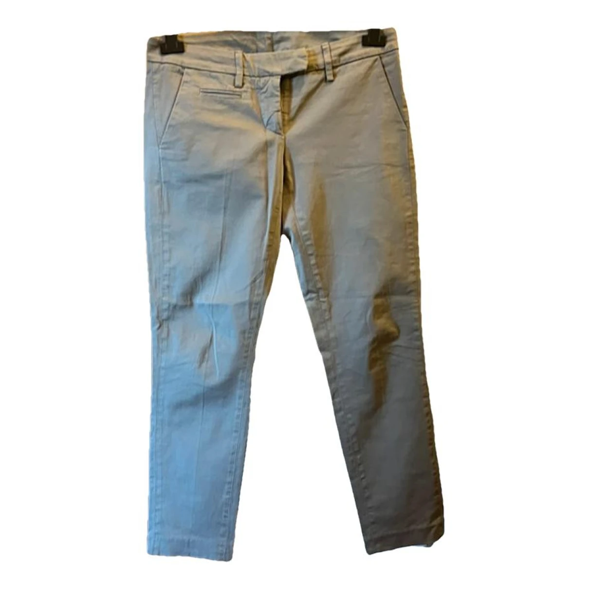 Pre-owned Dondup Trousers In Grey