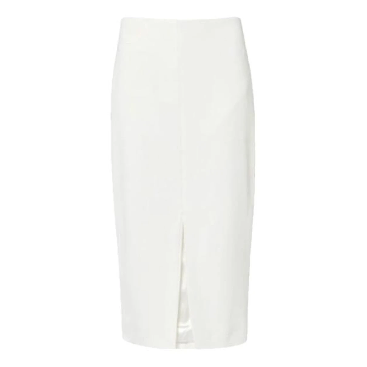Pre-owned Ted Baker Mid-length Skirt In White