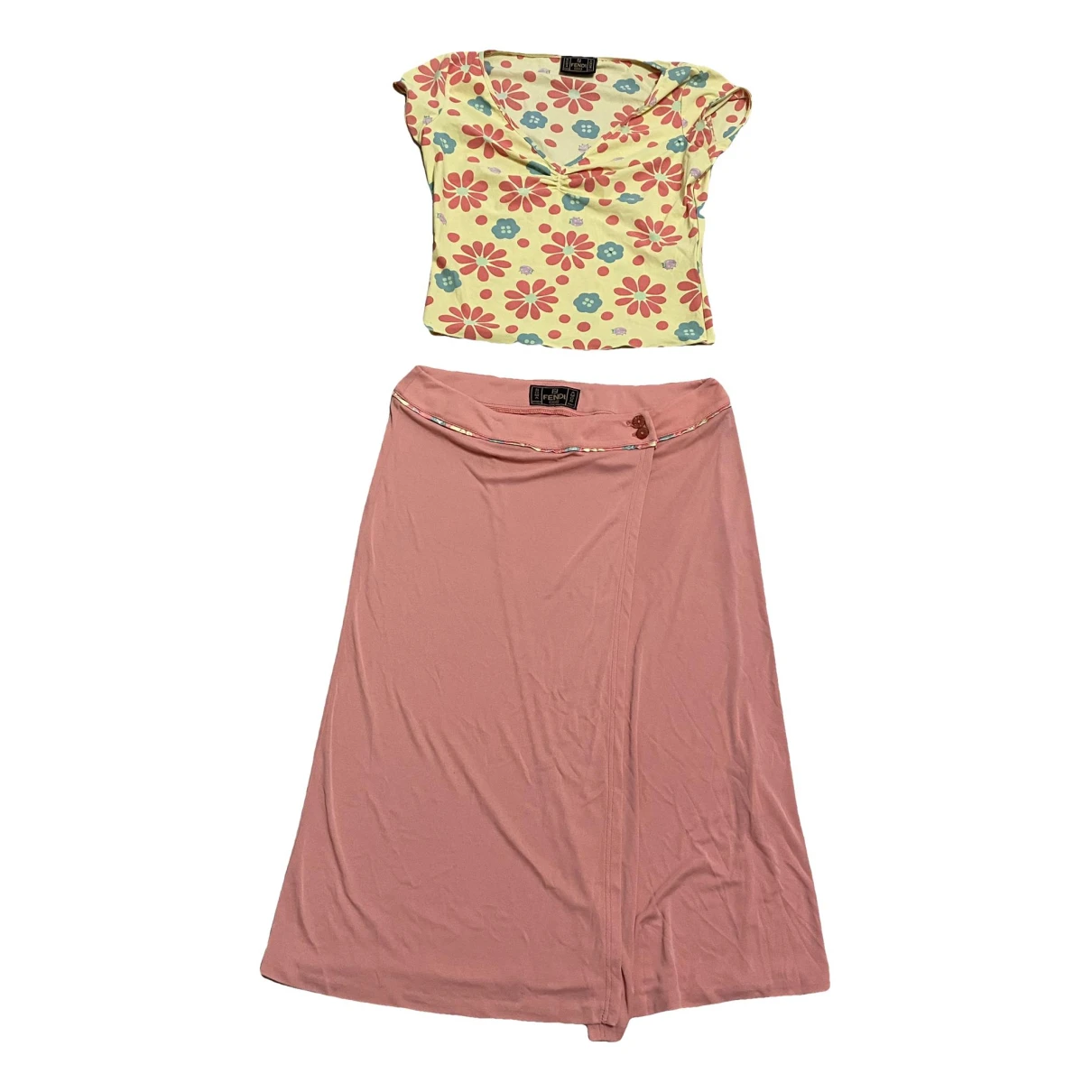 Pre-owned Fendi Dress In Multicolour
