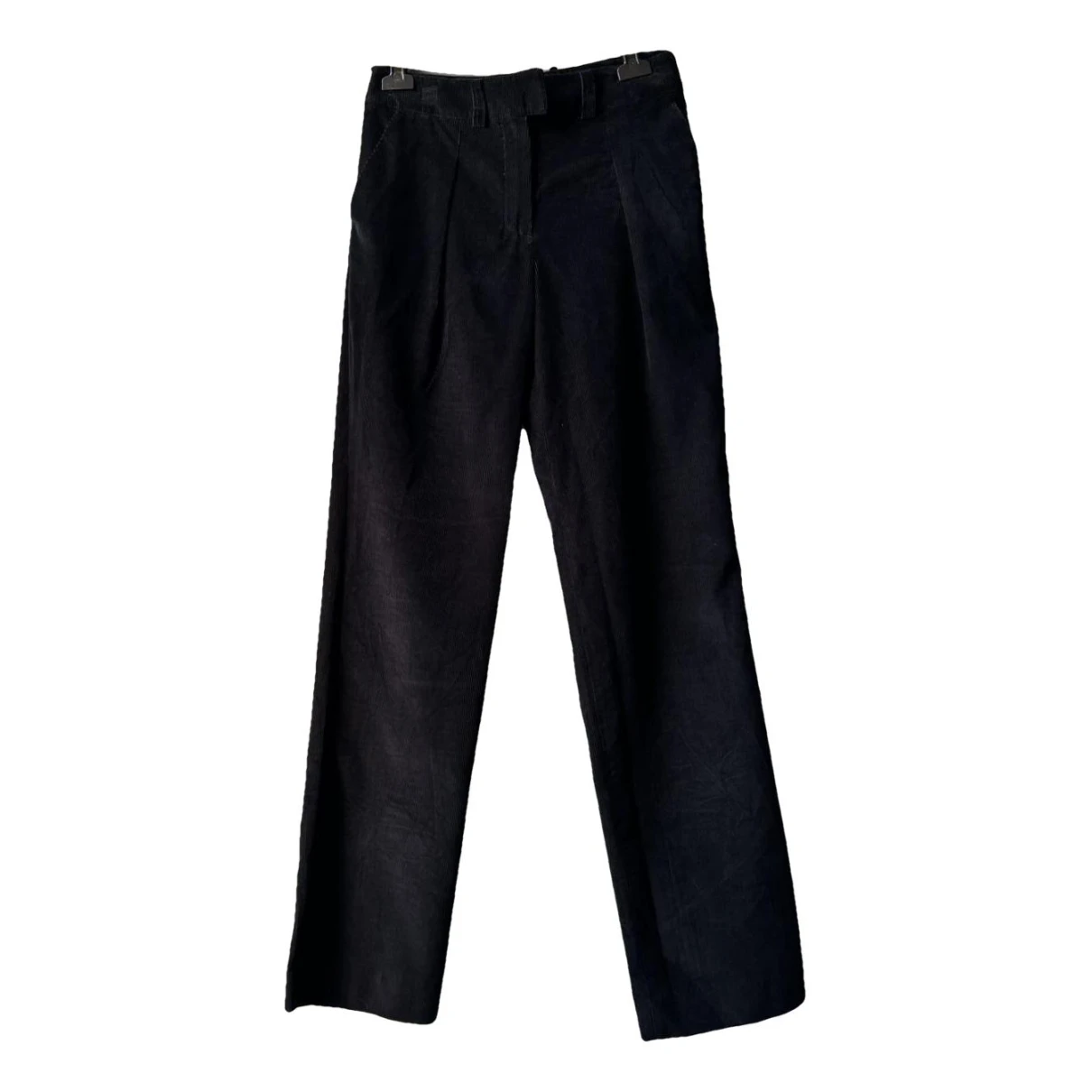 Pre-owned Courrã¨ges Trousers In Black