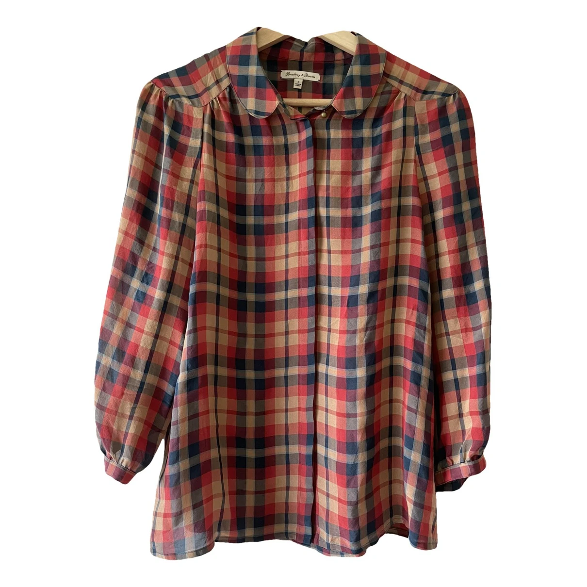 Pre-owned Madewell Silk Shirt In Multicolour