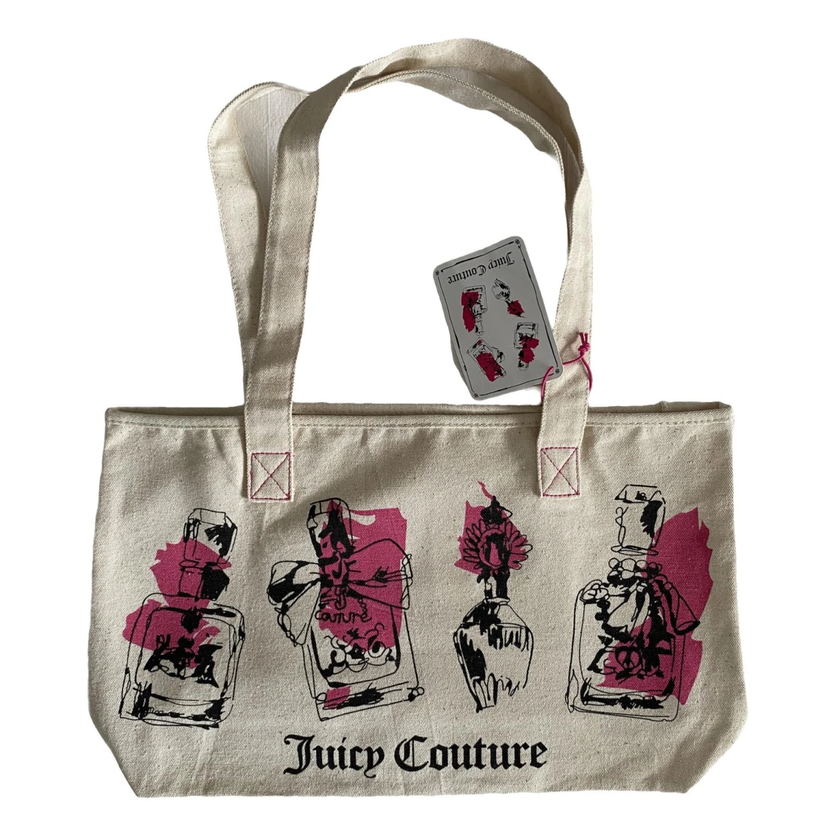 Pre-owned Juicy Couture Handbag In Beige