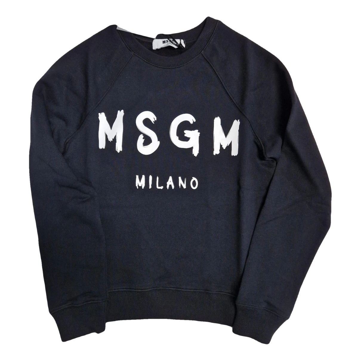 Pre-owned Msgm Sweatshirt In Black