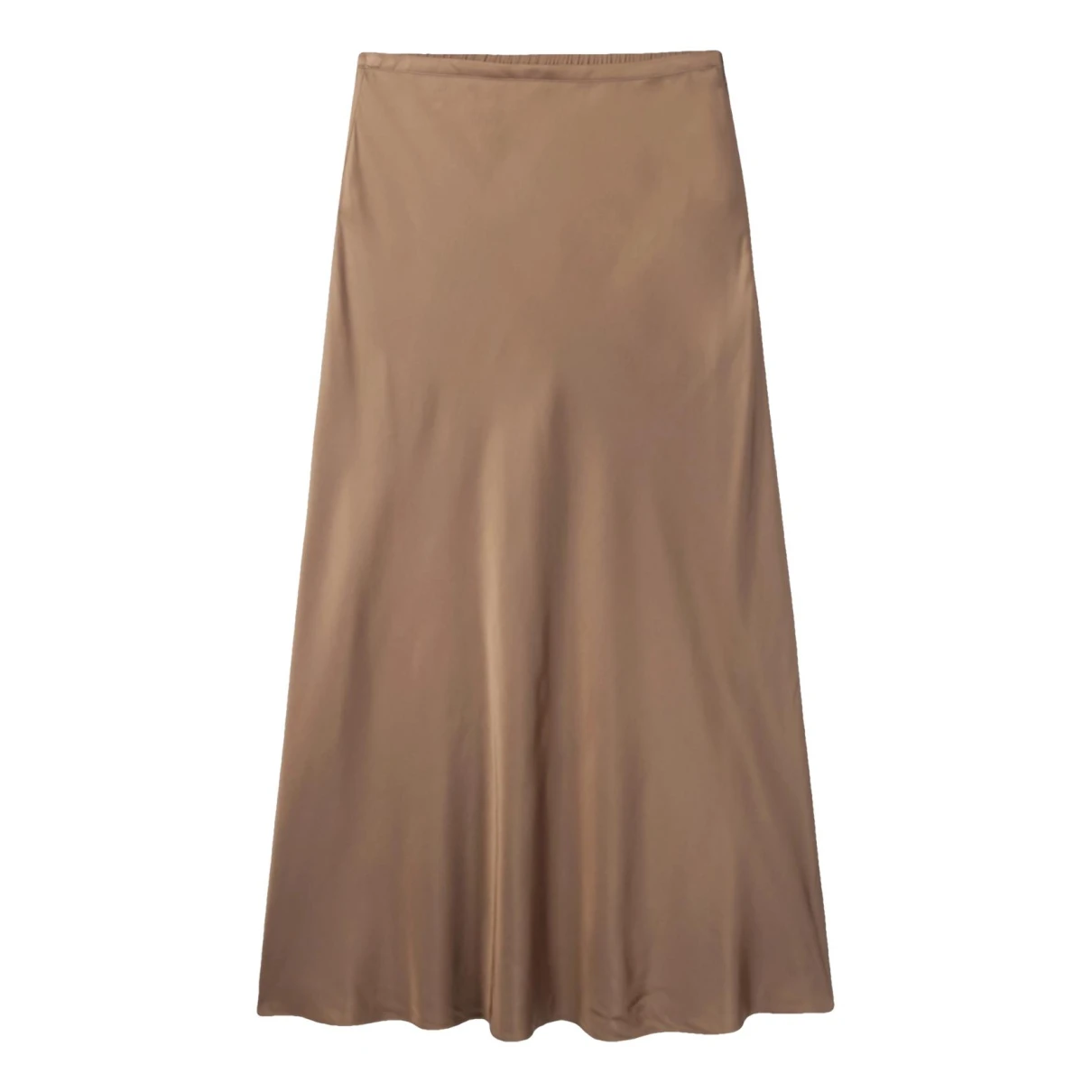 Pre-owned The White Company Mid-length Skirt In Gold