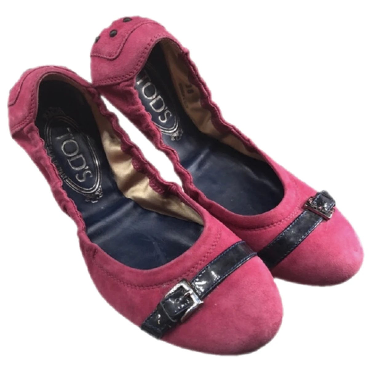 Pre-owned Tod's Ballet Flats In Pink