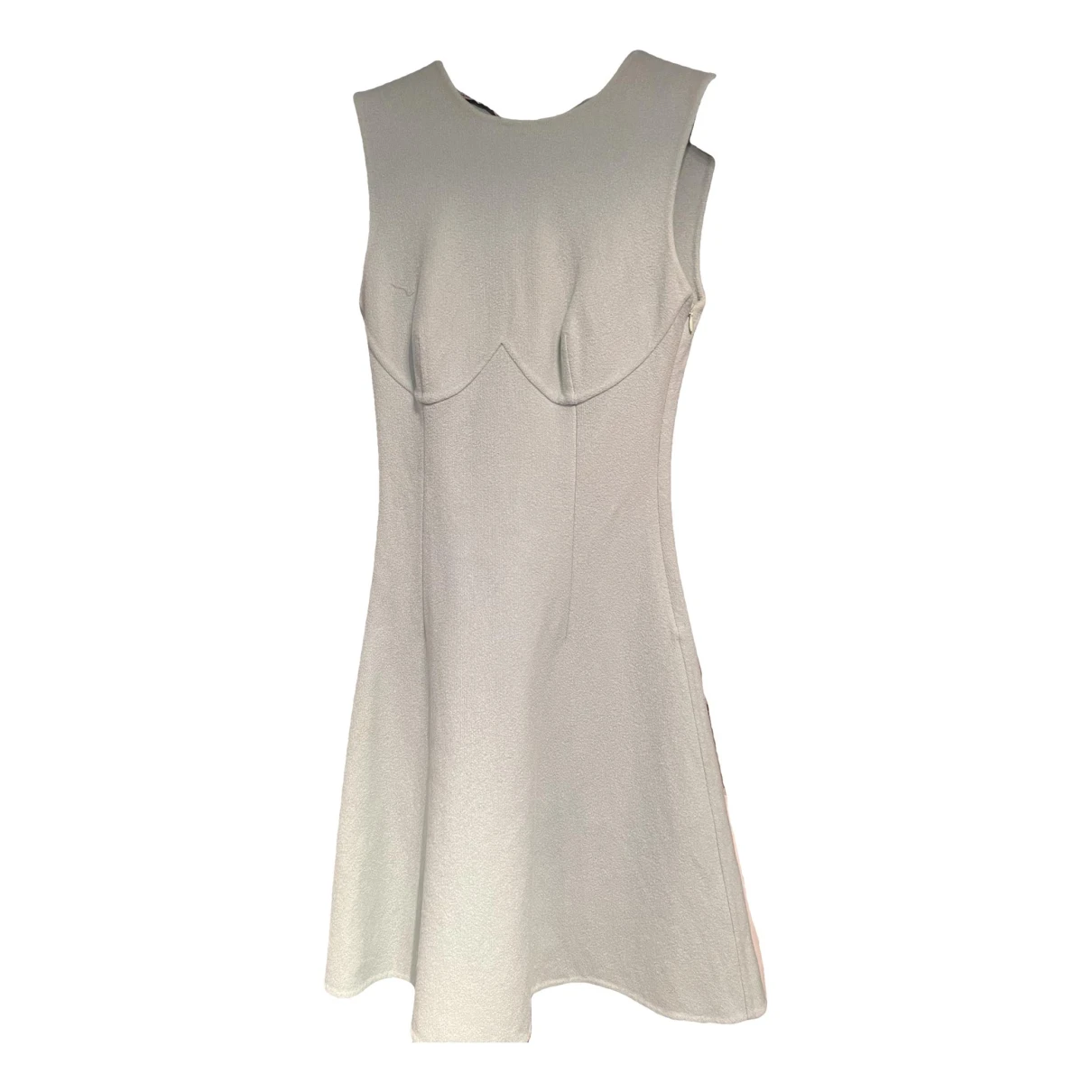 Pre-owned Ermanno Scervino Wool Mini Dress In Green