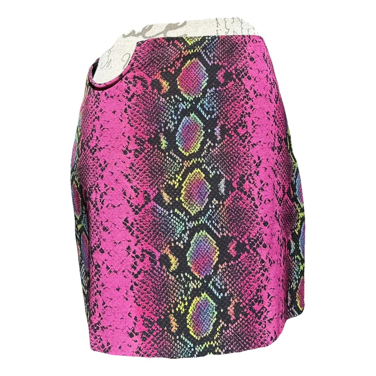 Pre-owned Versace Mini Skirt In Multicolour