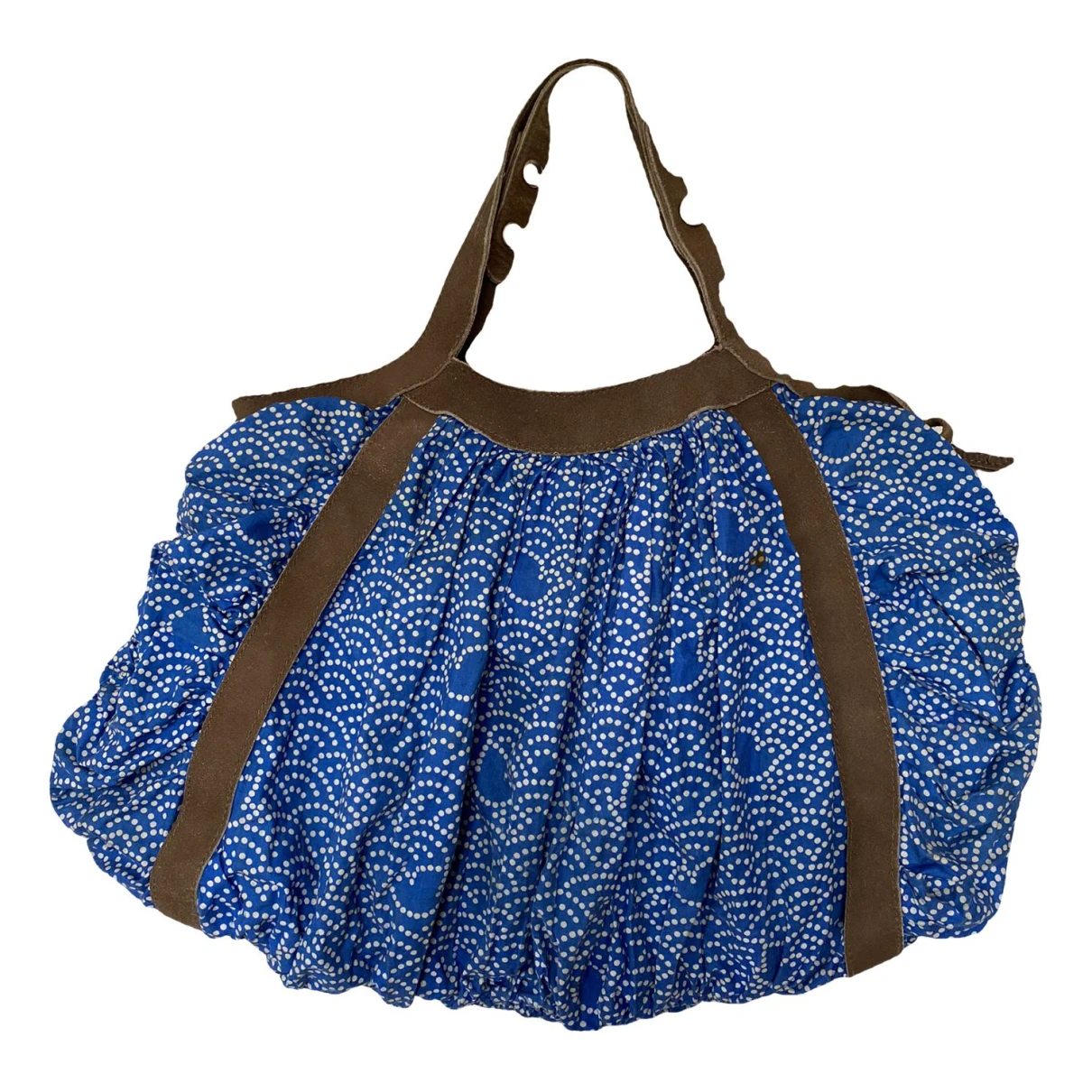 Pre-owned Sessun Leather Handbag In Blue