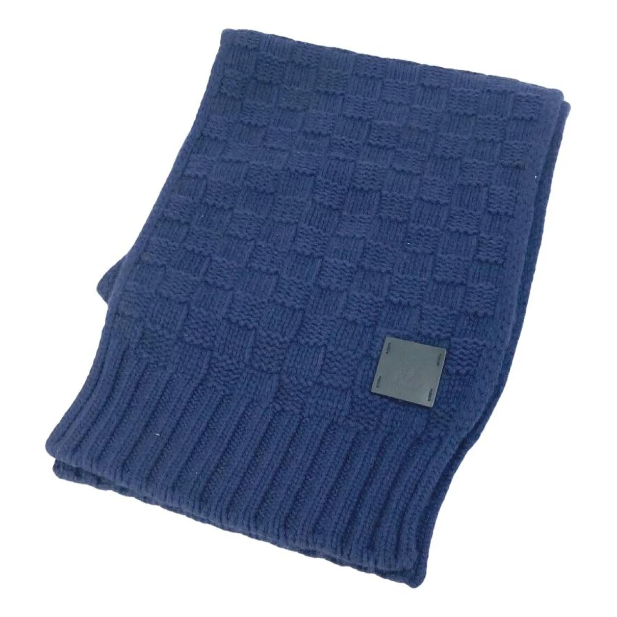 Pre-owned Louis Vuitton Cashmere Scarf In Blue
