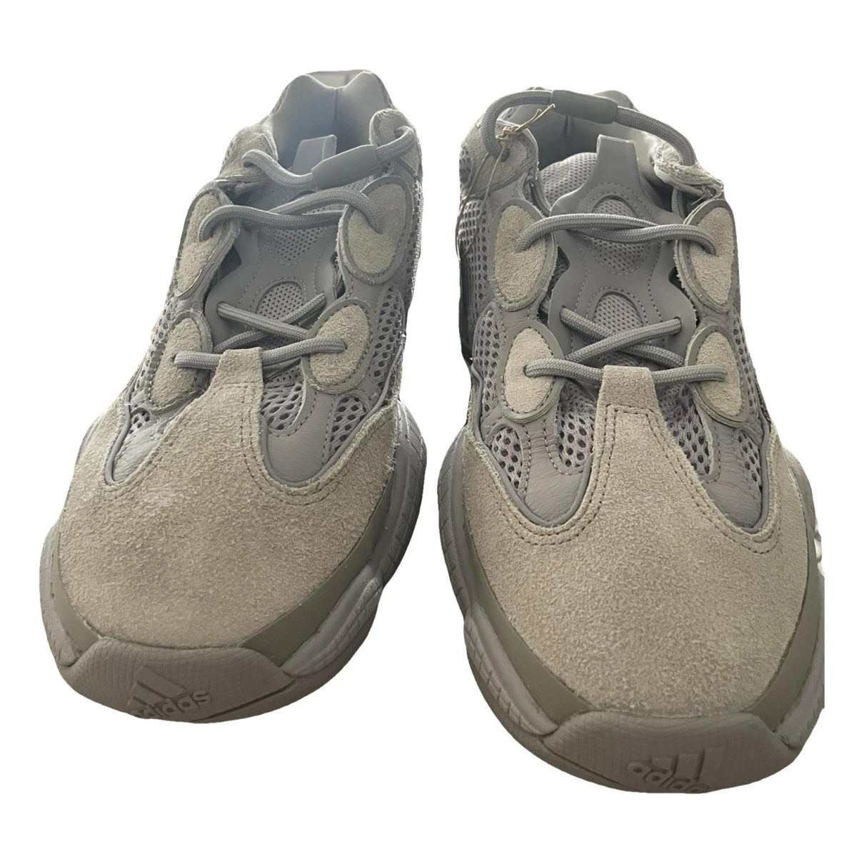 Pre-owned Yeezy Cloth Trainers In Grey