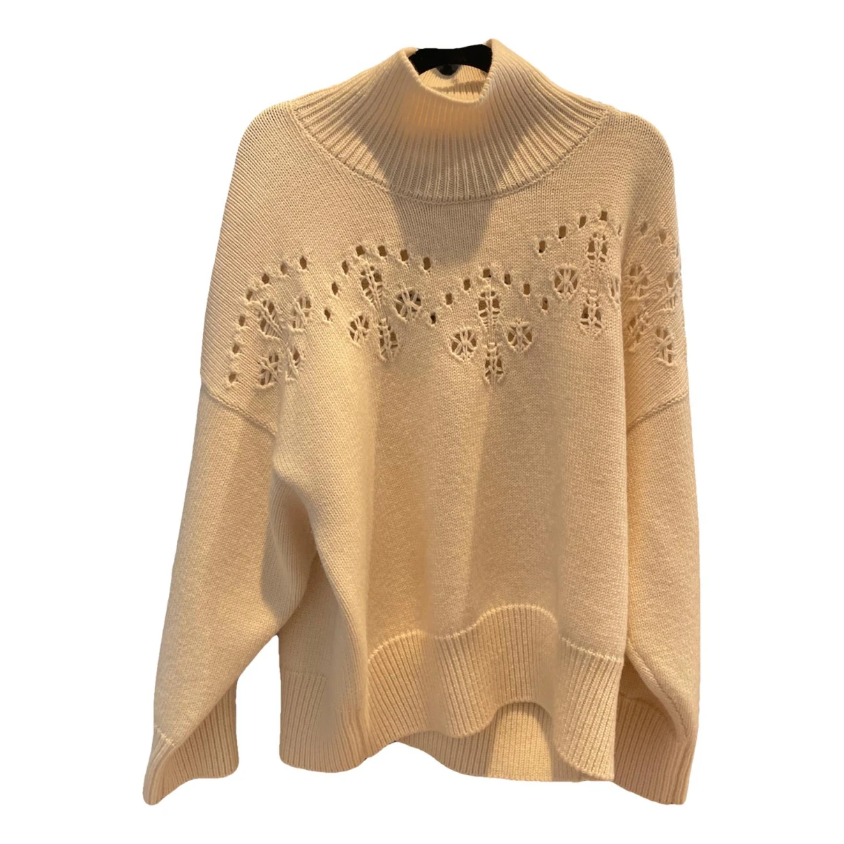 Pre-owned Chloé Wool Jumper In White