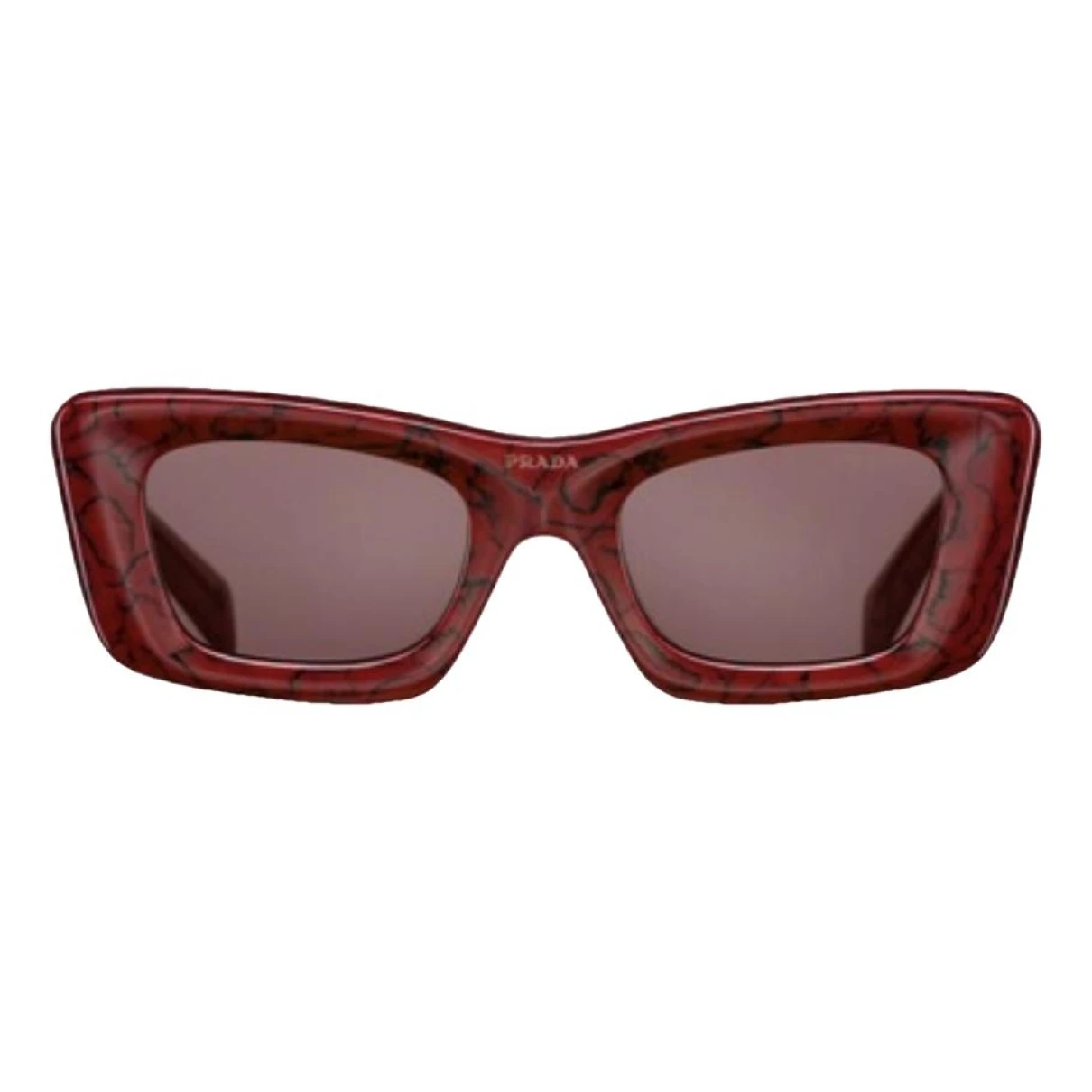 Pre-owned Prada Sunglasses In Red