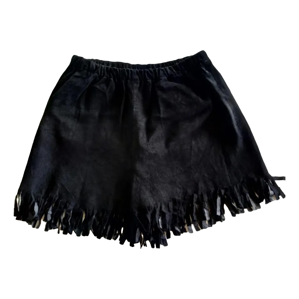 Pre-owned Fiorucci Leather Mini Skirt In Other