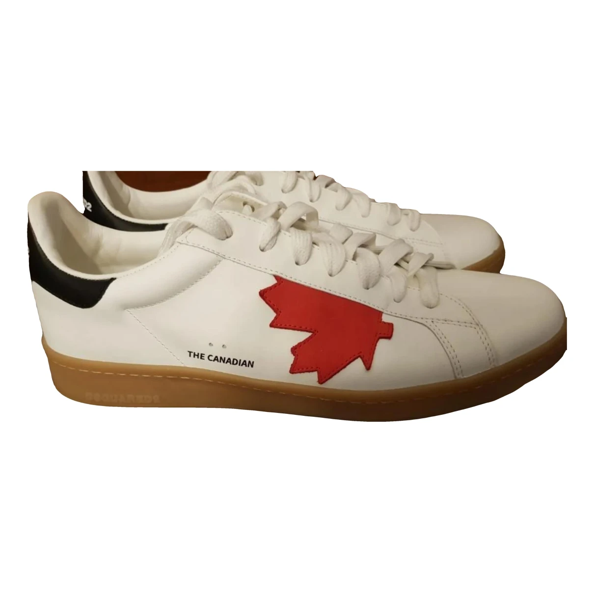 Pre-owned Dsquared2 Leather Low Trainers In Other