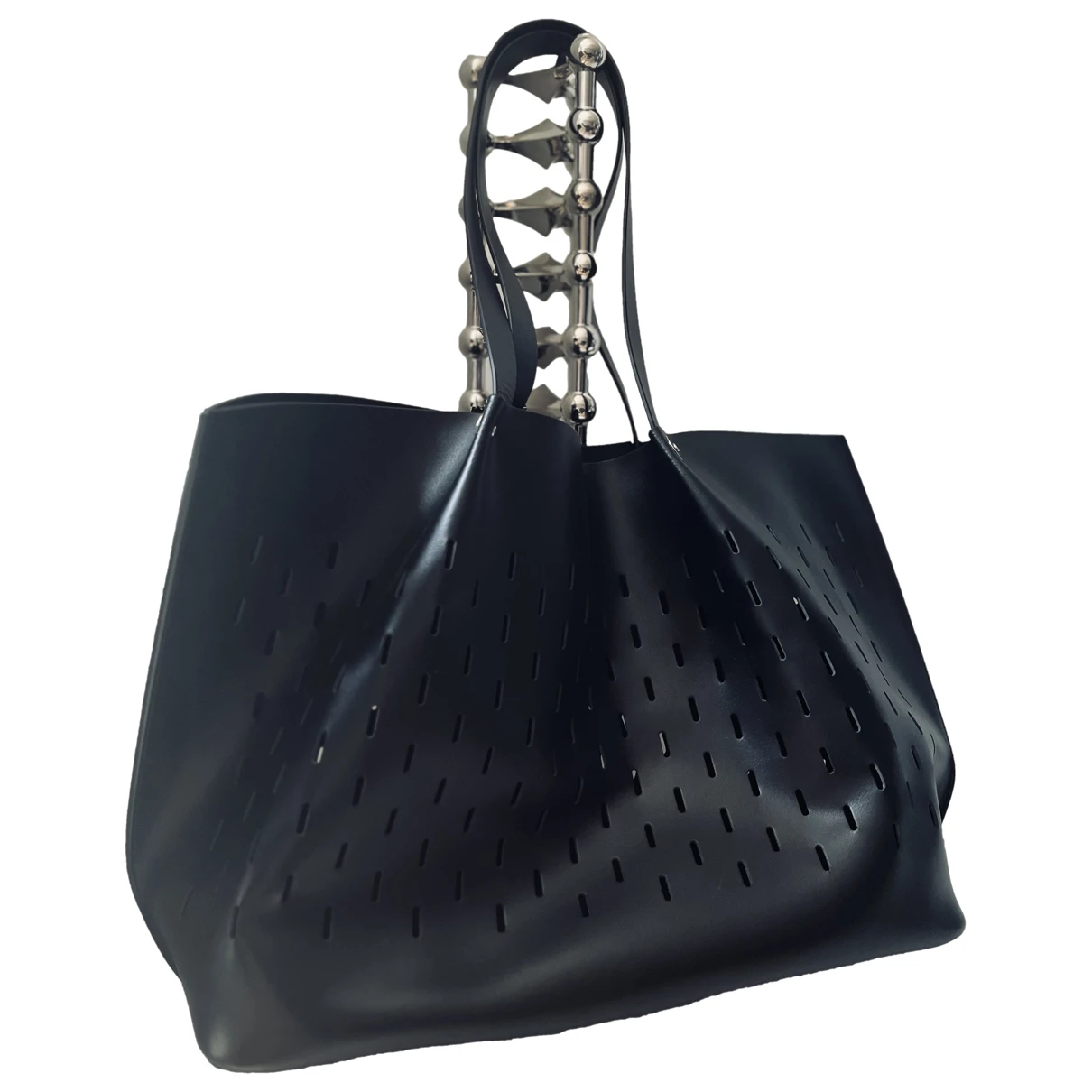Pre-owned Coccinelle Leather Tote In Black
