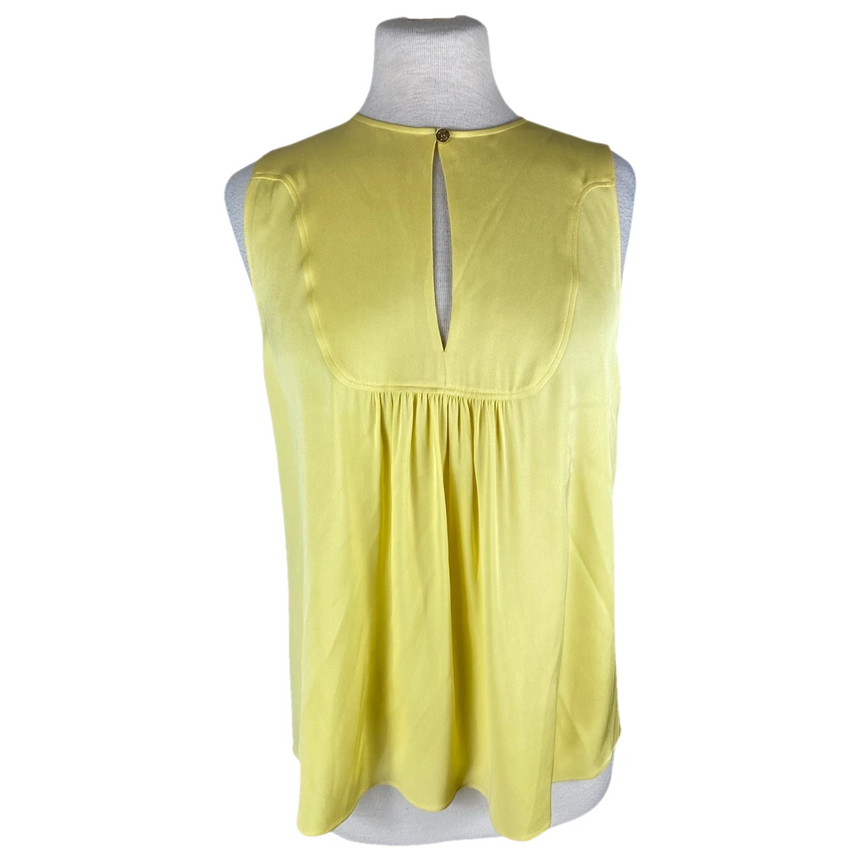 Pre-owned Emilio Pucci Silk Top In Yellow
