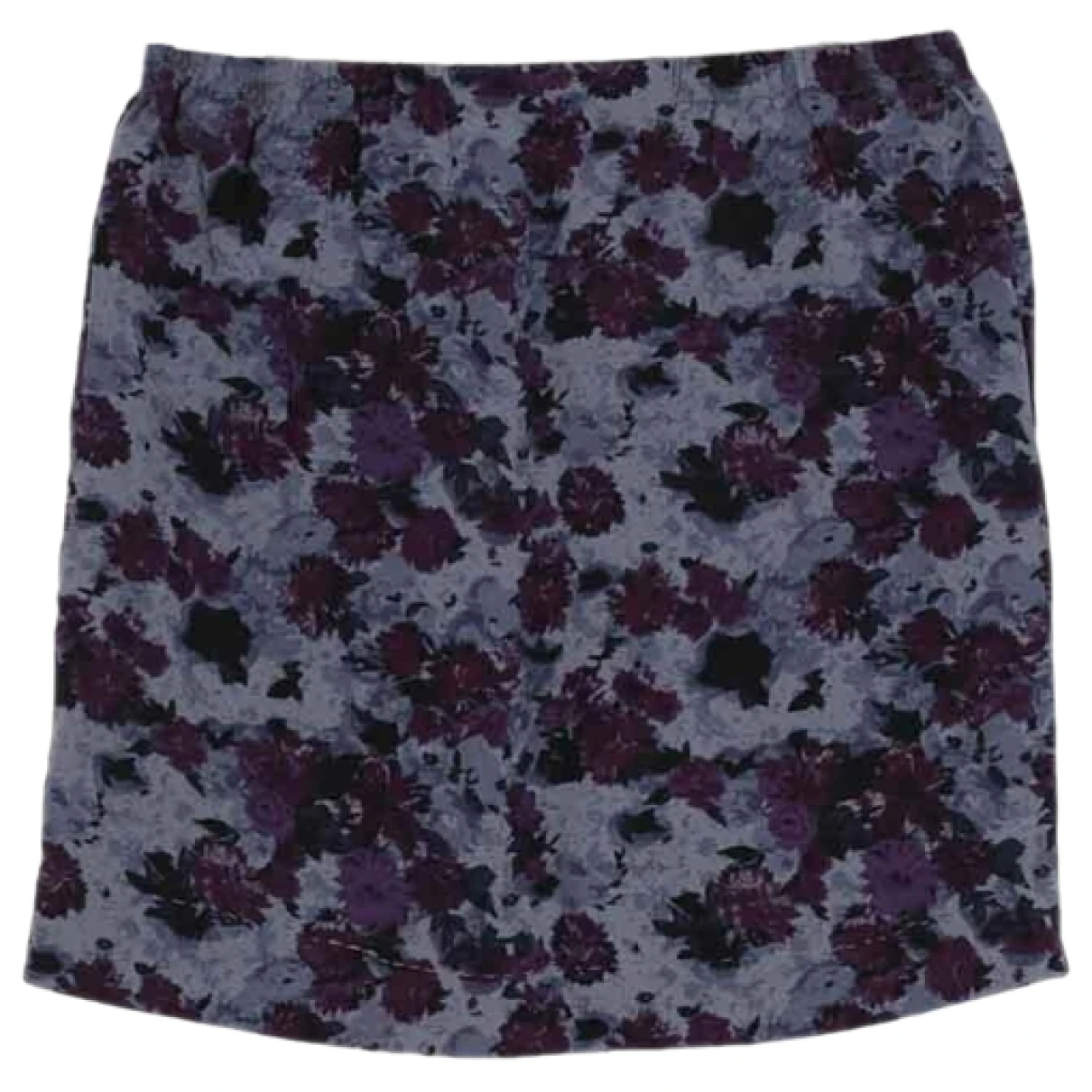 Pre-owned The Kooples Silk Mini Skirt In Purple