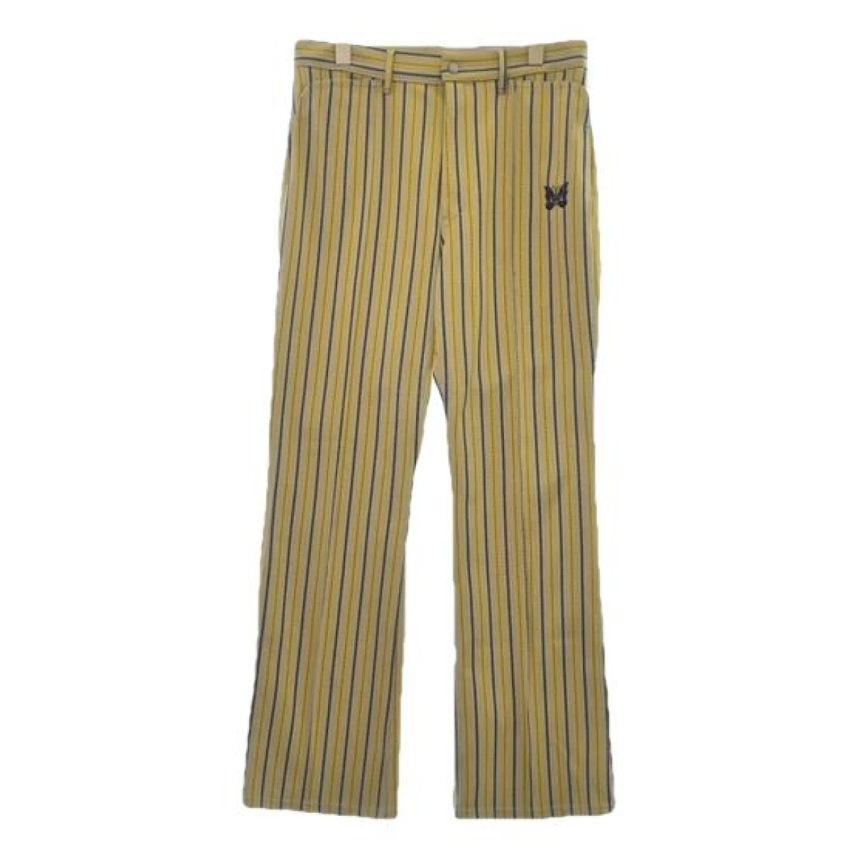 Pre-owned Needles Trousers In Beige