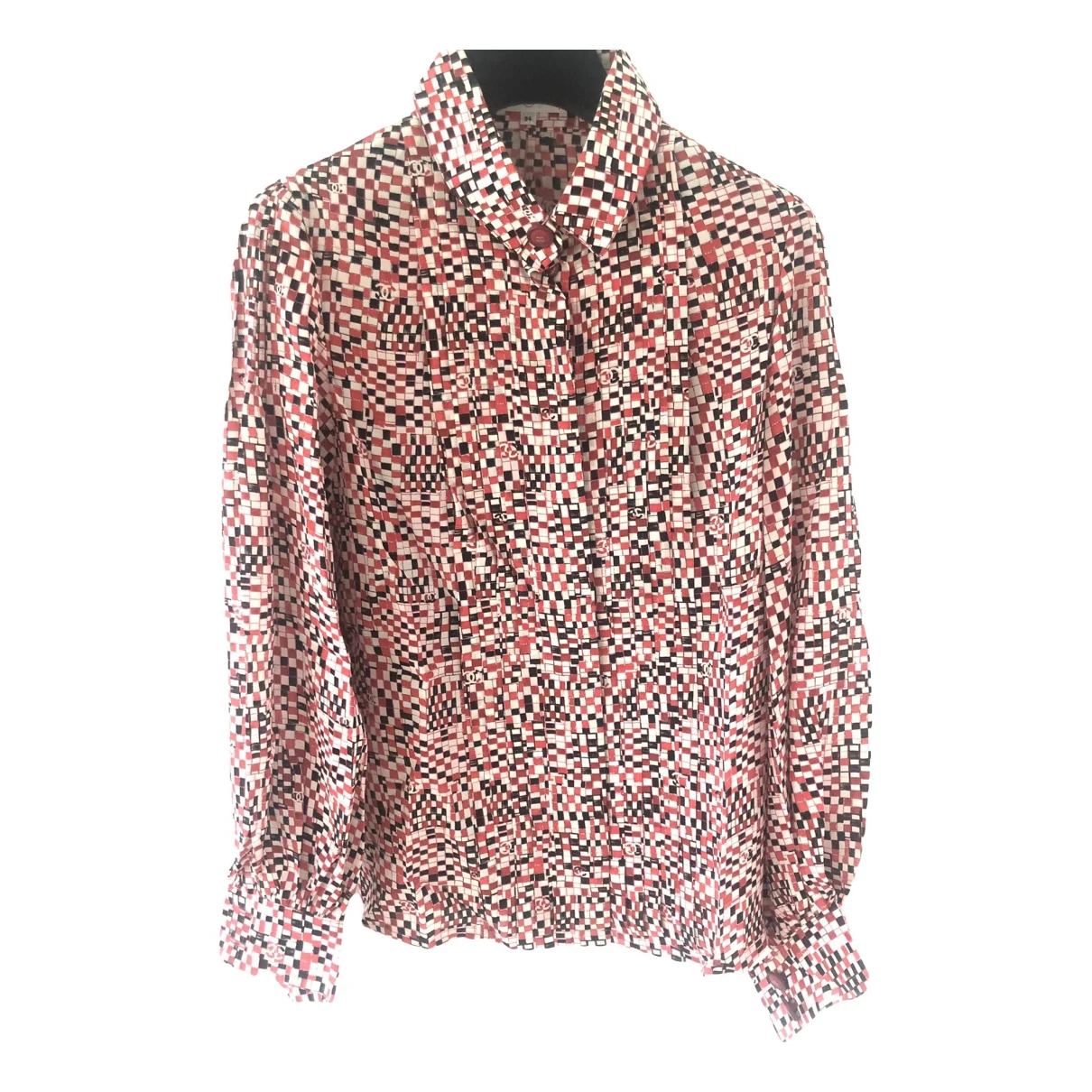 Pre-owned Chanel Silk Blouse In Multicolour
